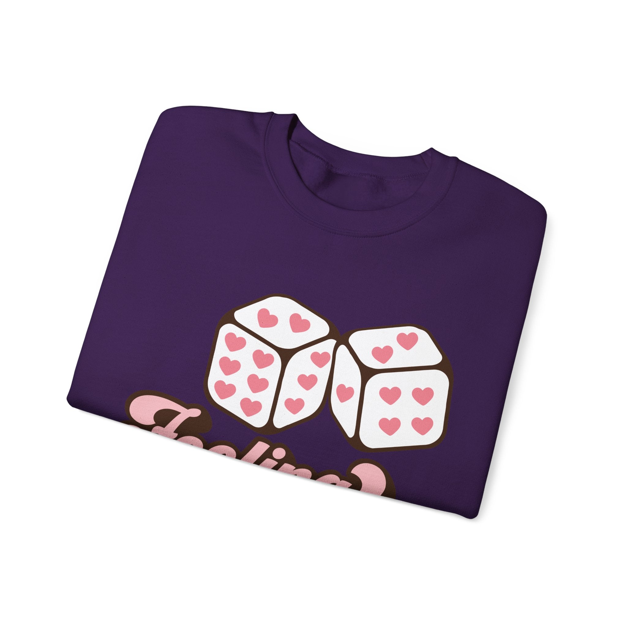 Feeling Lucky Valentines Sweatshirt – Cozy Valentine’s Day Crewneck Sweatshirt