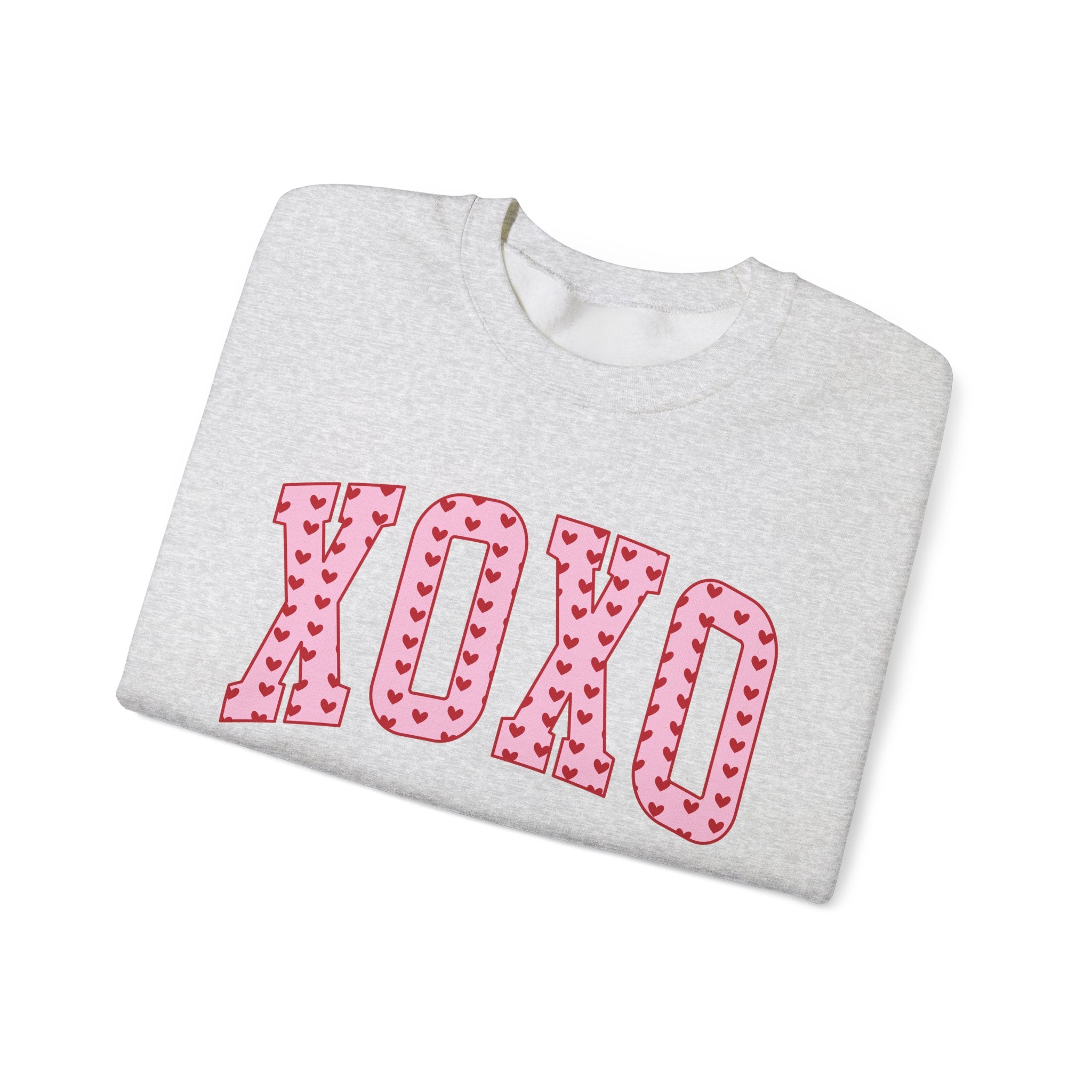 XOXO Valentines Sweatshirt – Cute Valentine’s Day Crewneck Sweatshirt