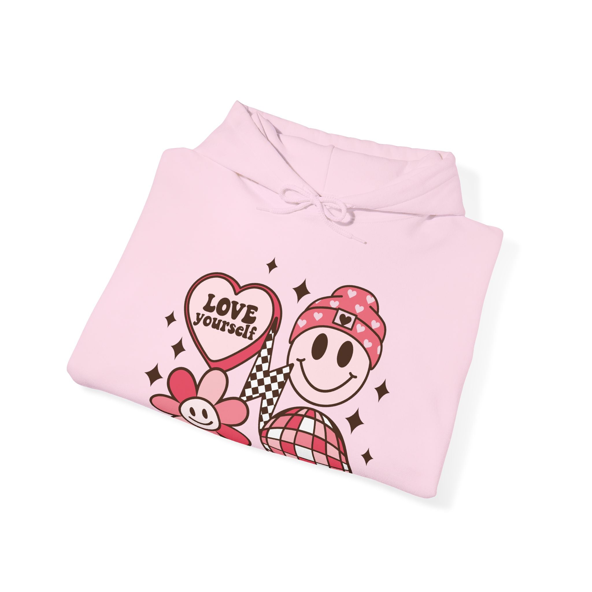 Retro Groovy Valentines Hoodie – Cozy Valentine’s Day Hoodie