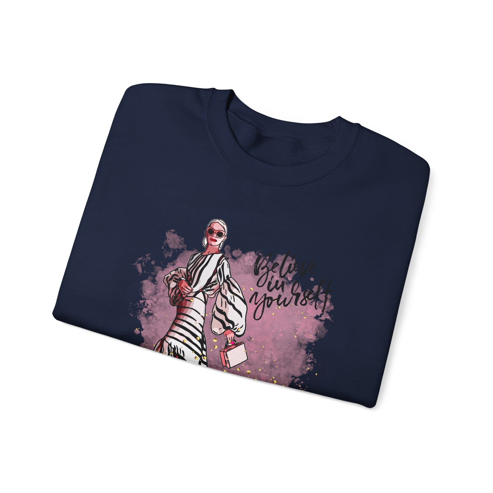 Believe in Yourself Sweatshirt | Crewneck | Motivational Apparel | Inspirational Gift | Cozy Fashion Statement | Ideal for