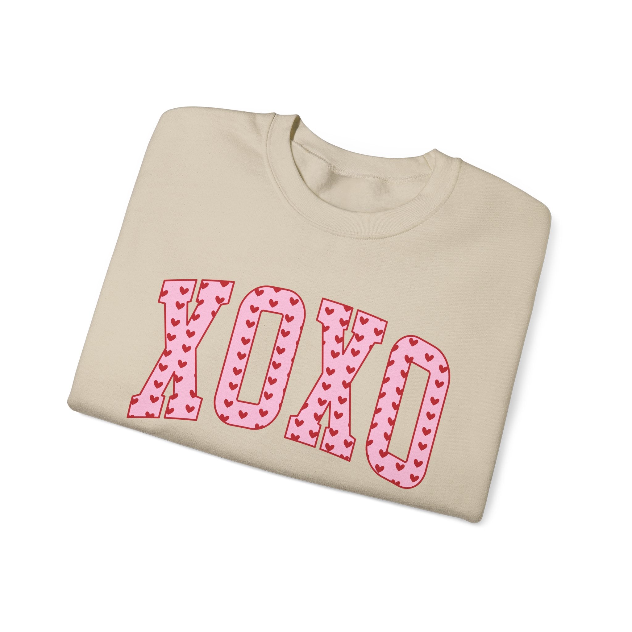 XOXO Valentines Sweatshirt – Cute Valentine’s Day Crewneck Sweatshirt
