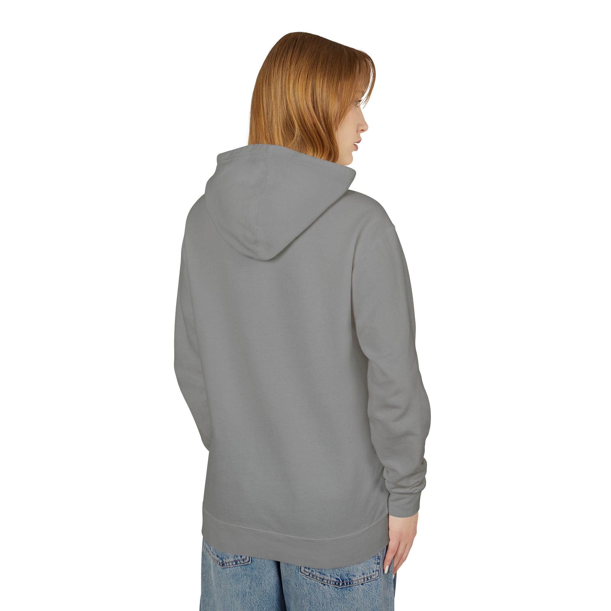 Women's Lightweight Hooded Sweatshirt with 'Never STOP dreaming' Design, Motivational Gift, Cozy Casual Wear, Perfect for Dreamers
