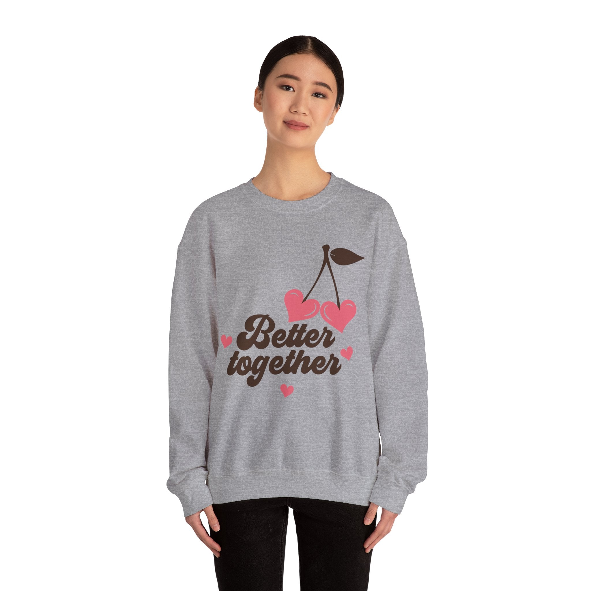 Better Together Valentines Sweatshirt – Cozy Couple Valentine’s Day Crewneck