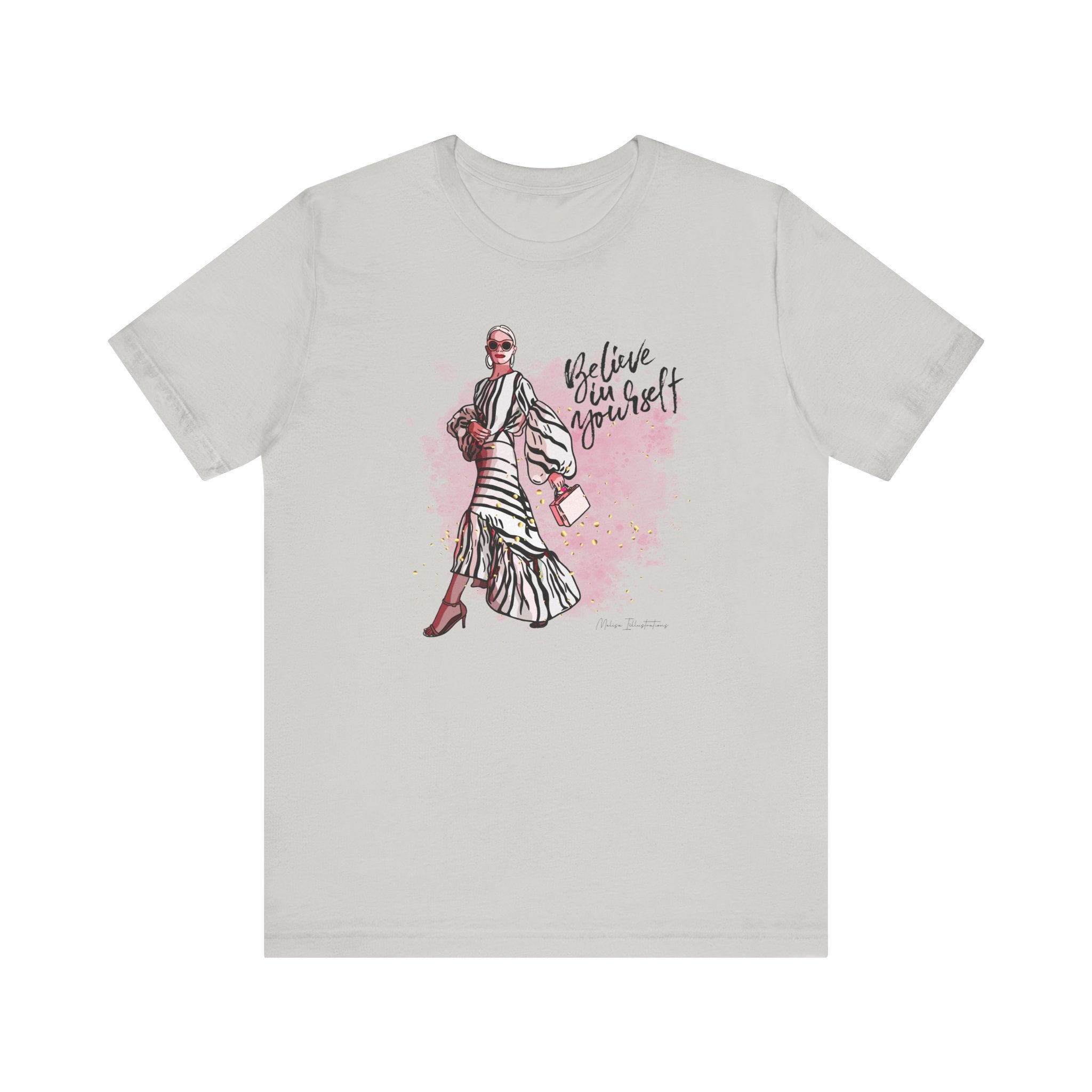 Believe in Yourself T-Shirt, Inspirational Tee, Motivational Gift, Casual Wear, Women's Fashion, Dream Big Apparel