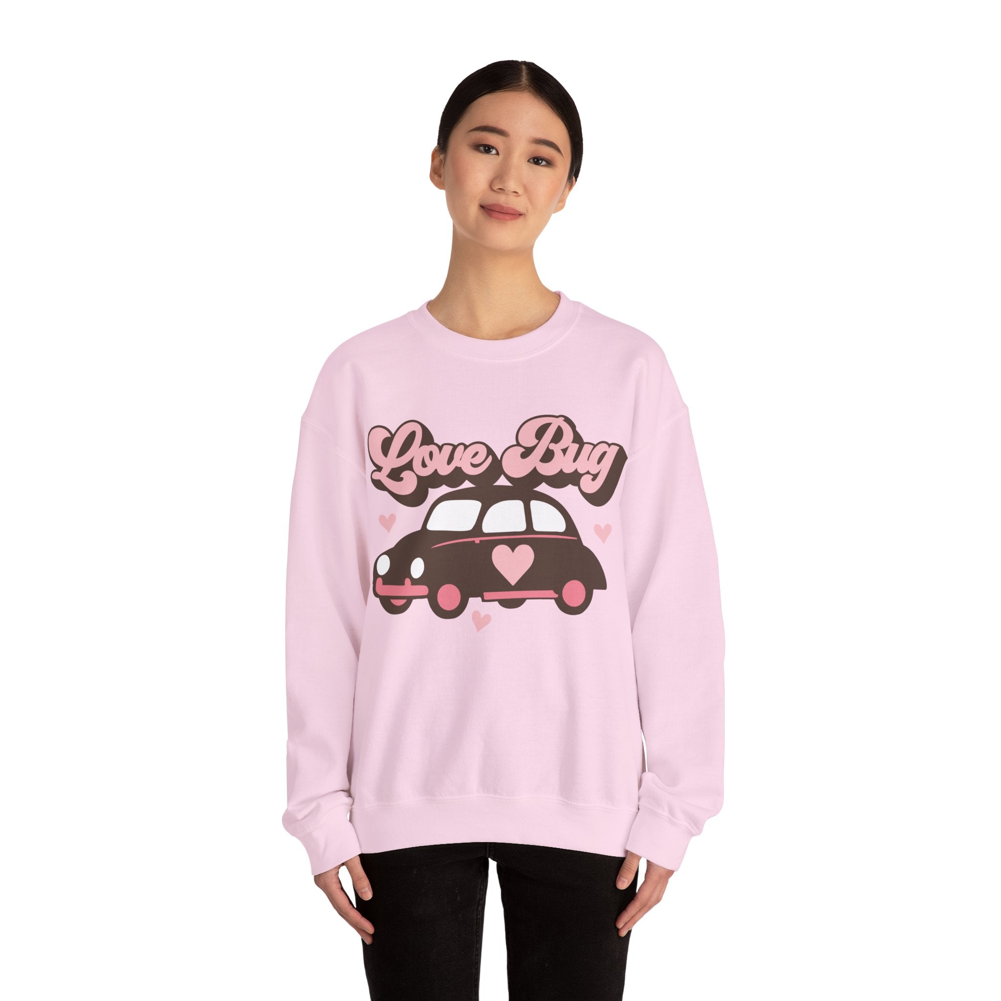 Love Bug Valentines Sweatshirt – Cute Valentine’s Day Crewneck Sweatshirt