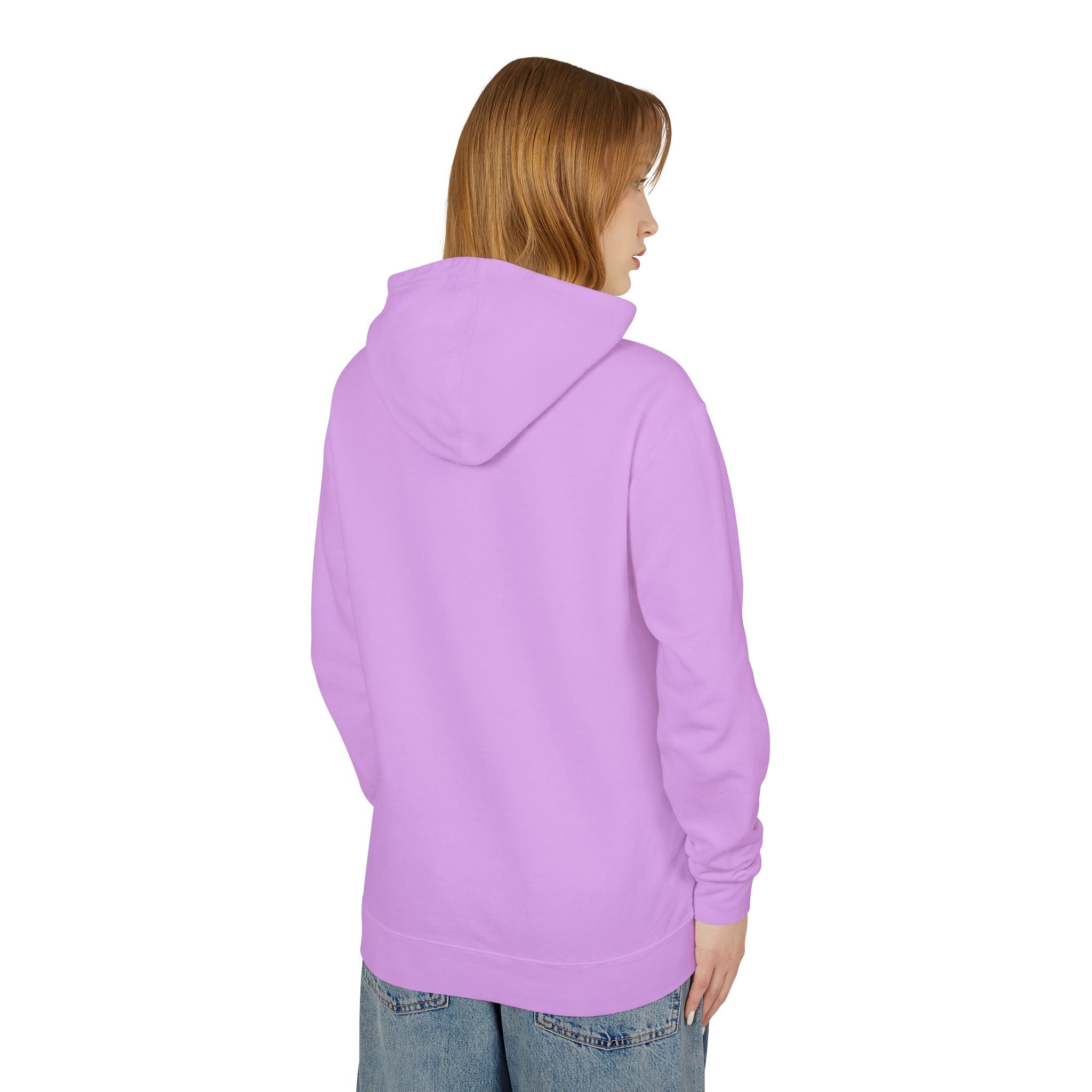 Believe in Yourself Women's Lightweight Hooded Sweatshirt, Motivational Gift, Cozy Casual Wear, Perfect for Dreamers
