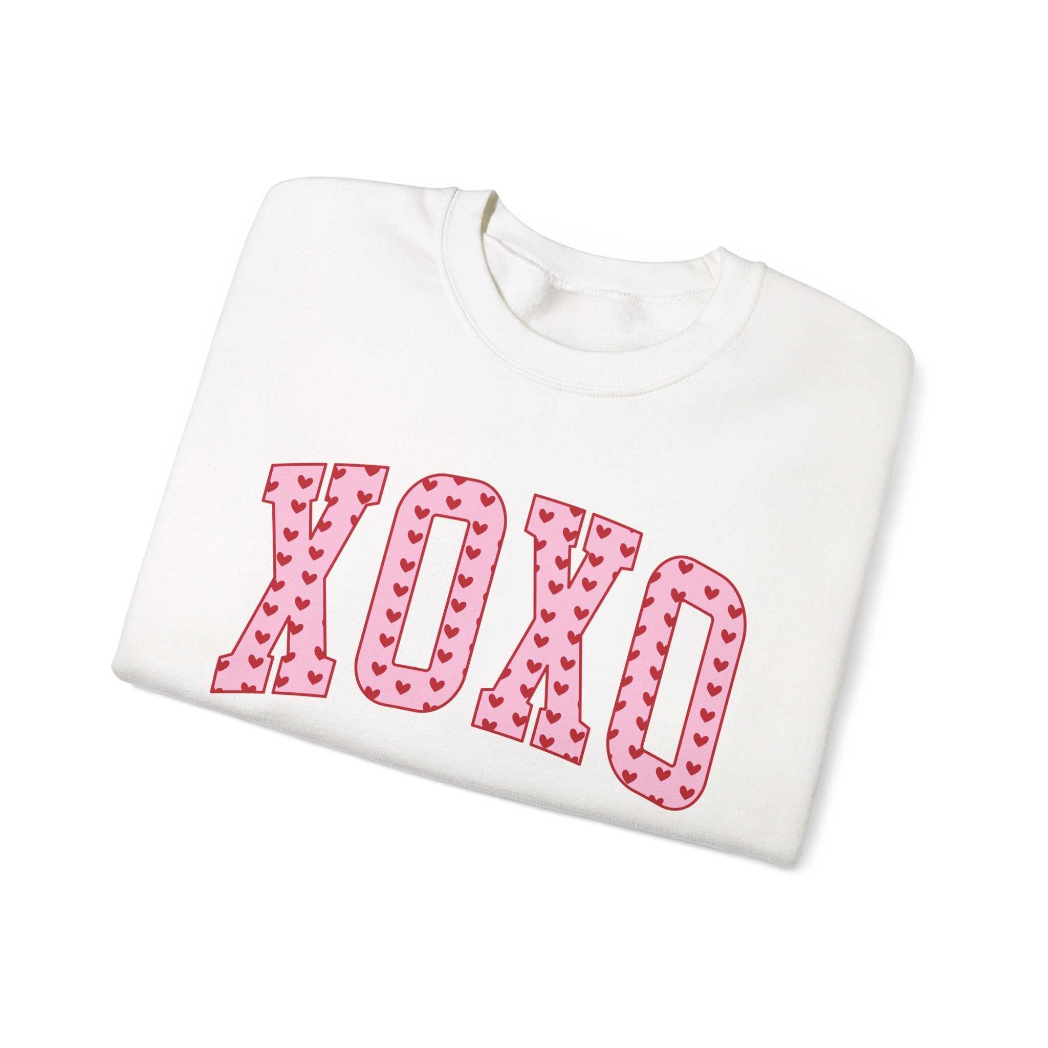 XOXO Valentines Sweatshirt – Cute Valentine’s Day Crewneck Sweatshirt