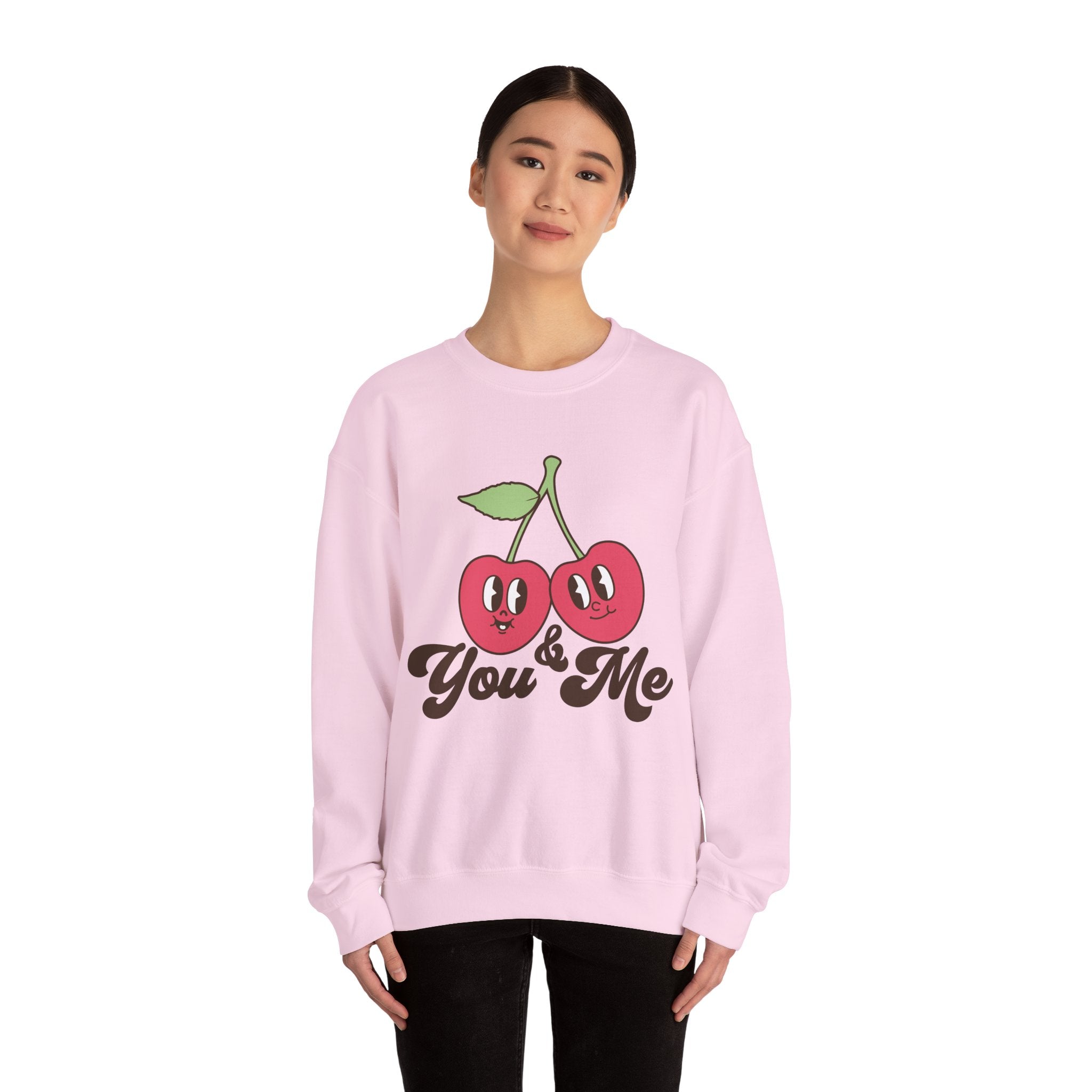 You and Me Valentines Sweatshirt – Cozy Couple Valentine’s Day Crewneck
