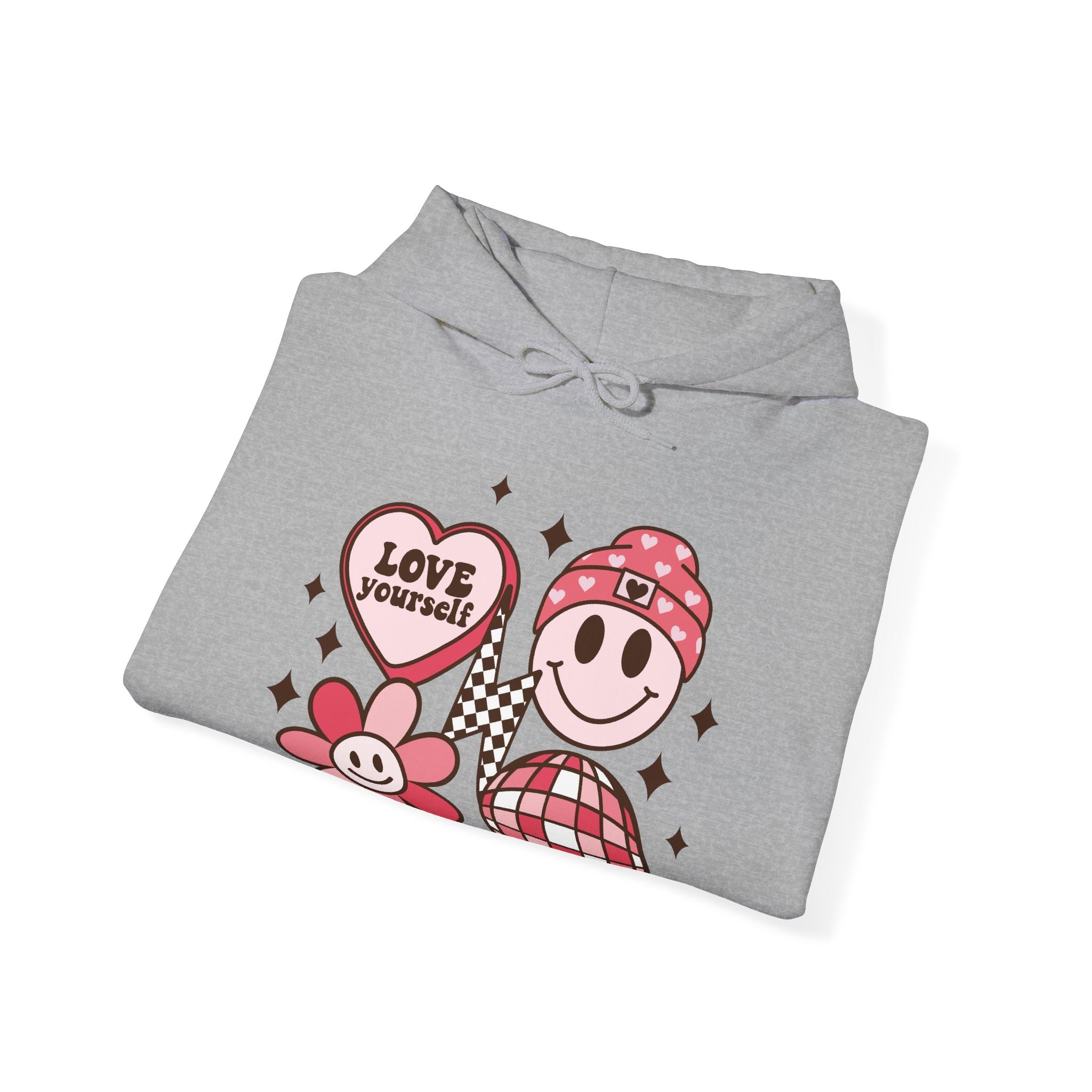 Retro Groovy Valentines Hoodie – Cozy Valentine’s Day Hoodie