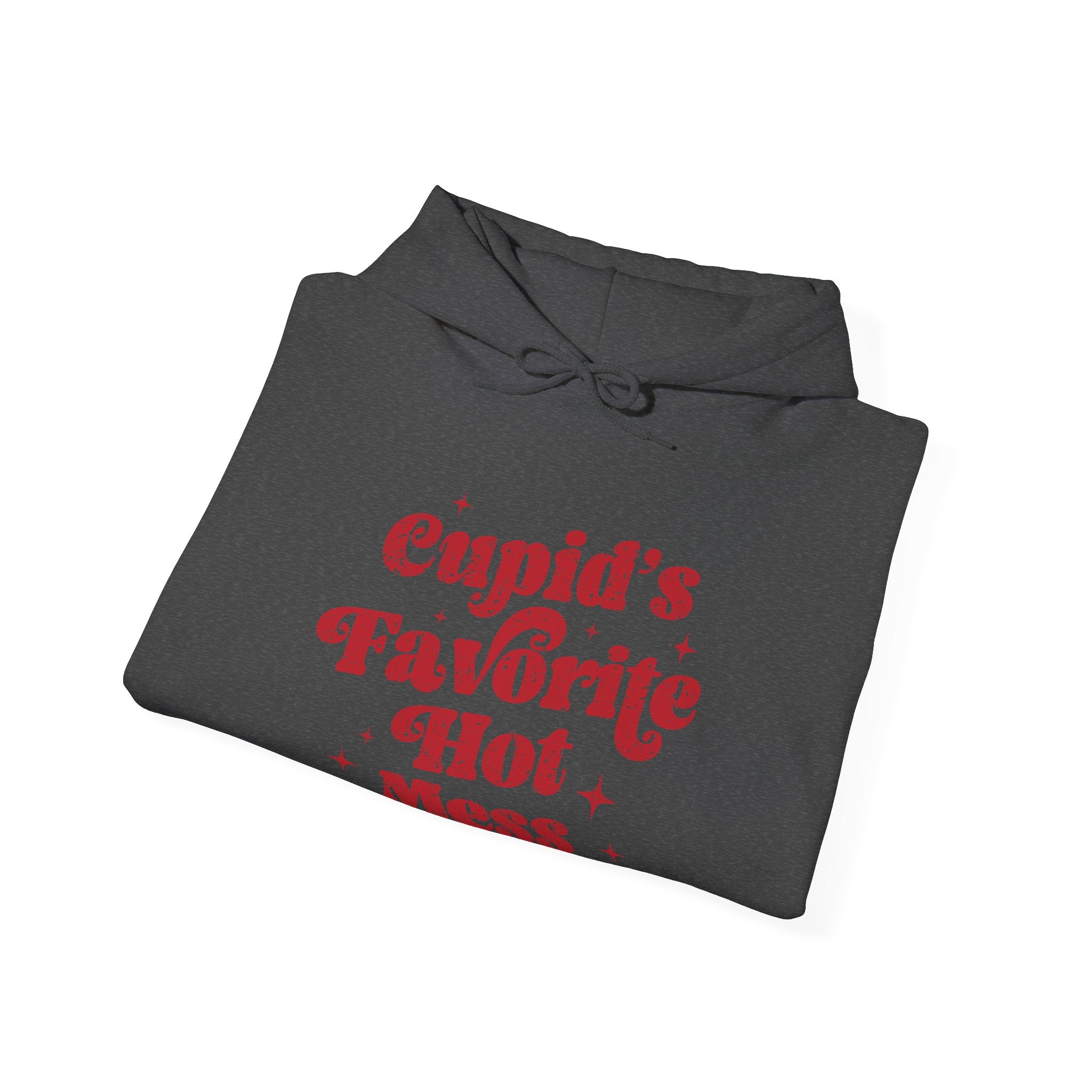 Cupid's Favourite Hot Mess Valentines Hoodie – Cozy Valentine’s Day Hoodie