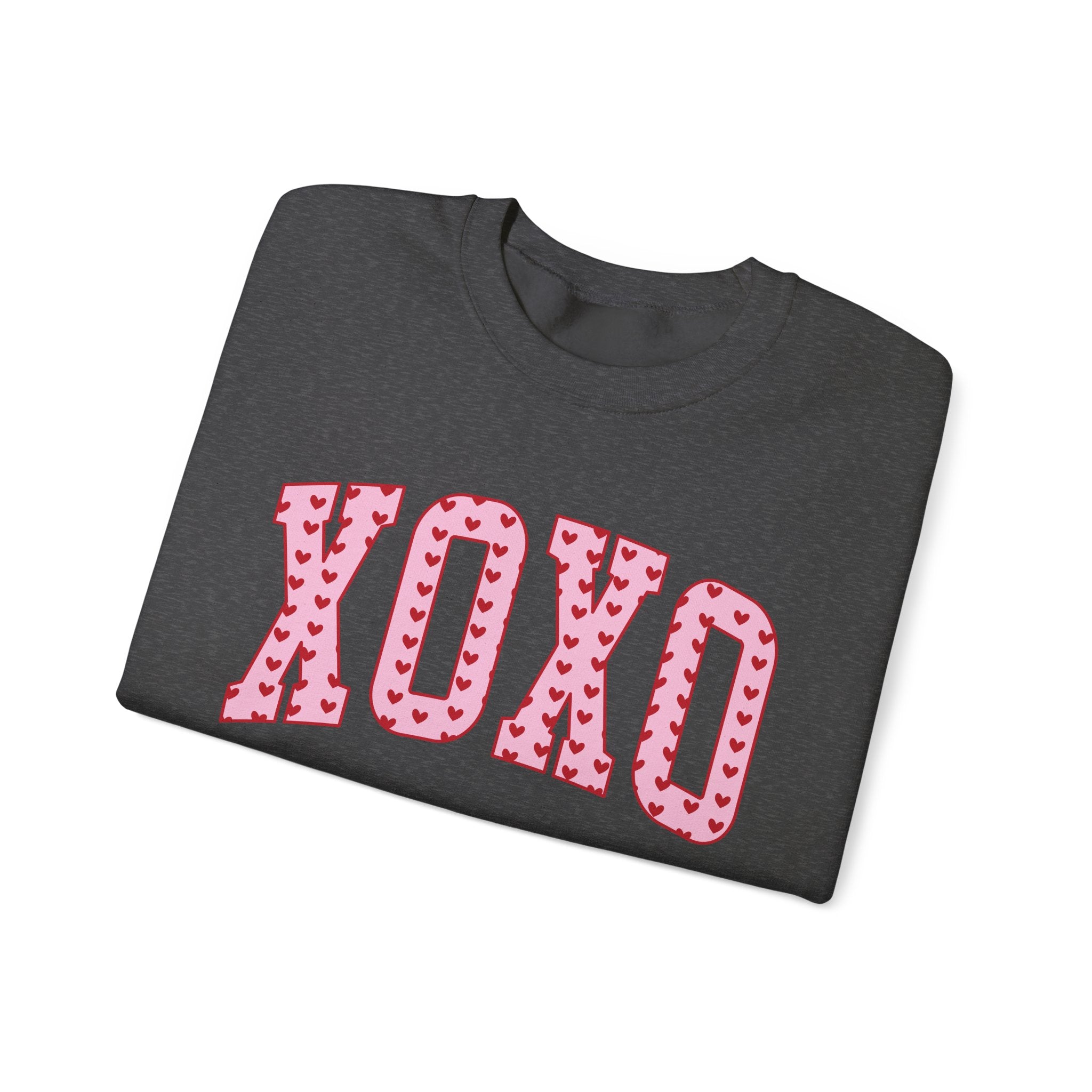 XOXO Valentines Sweatshirt – Cute Valentine’s Day Crewneck Sweatshirt
