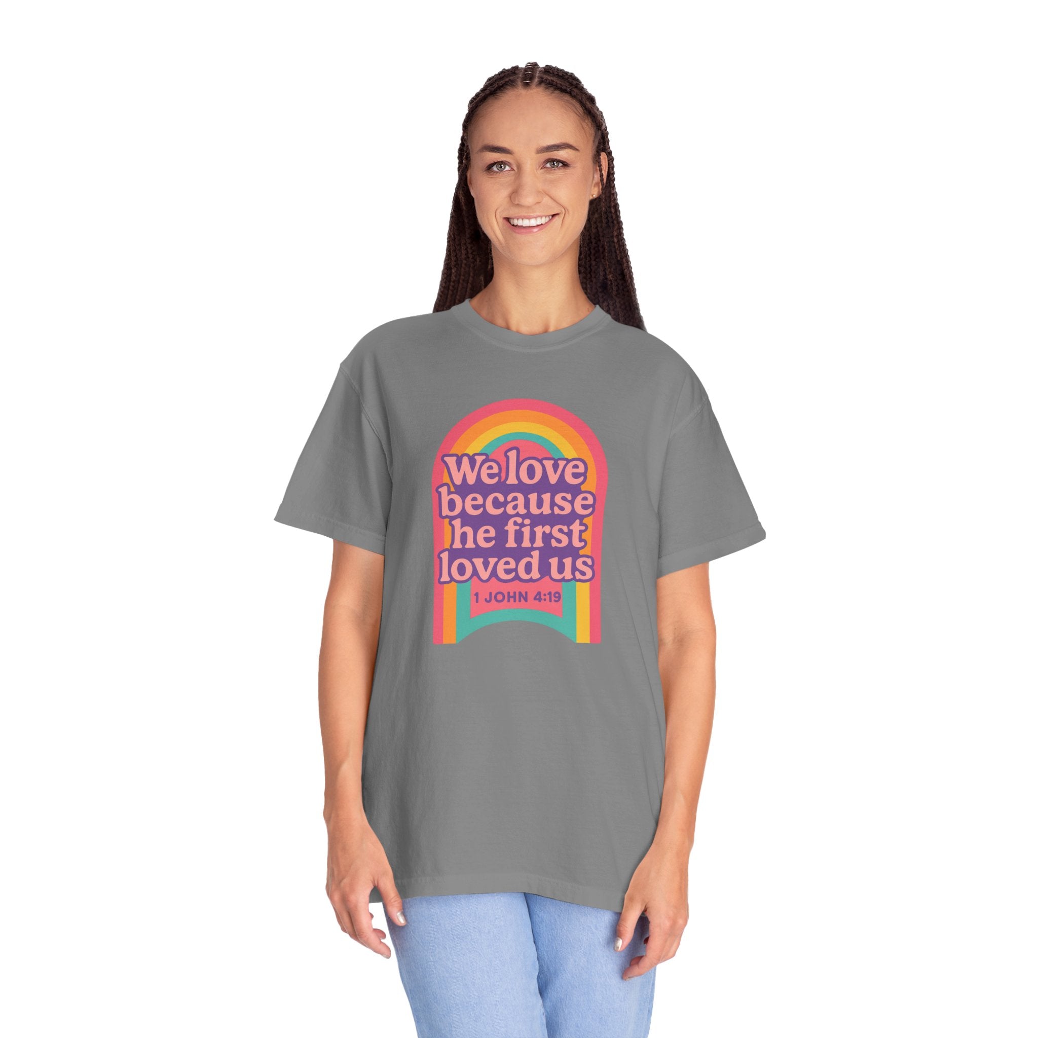 Colorful Faith-Inspired T-Shirt, Motivational Apparel, Inspirational Gift, Rainbow Tee, Summer Outfit, Unisex Casual Wear