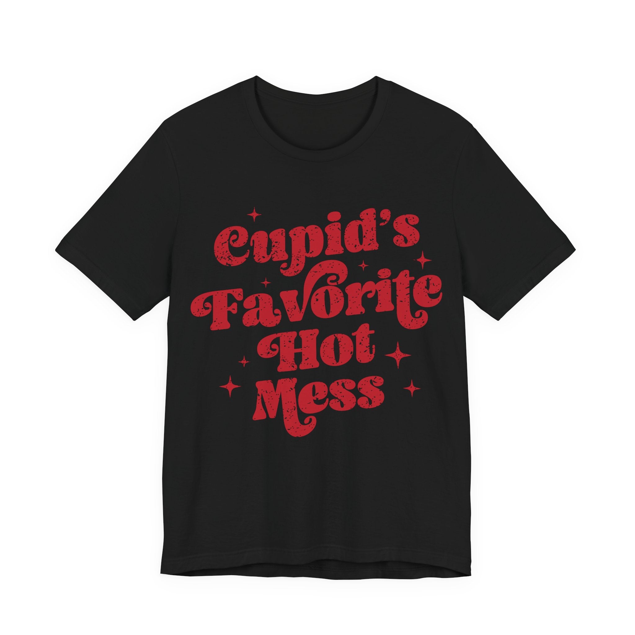 Cupid’s Favourite Hot Mess Valentines Shirt – Cheeky Love Graphic Shirt