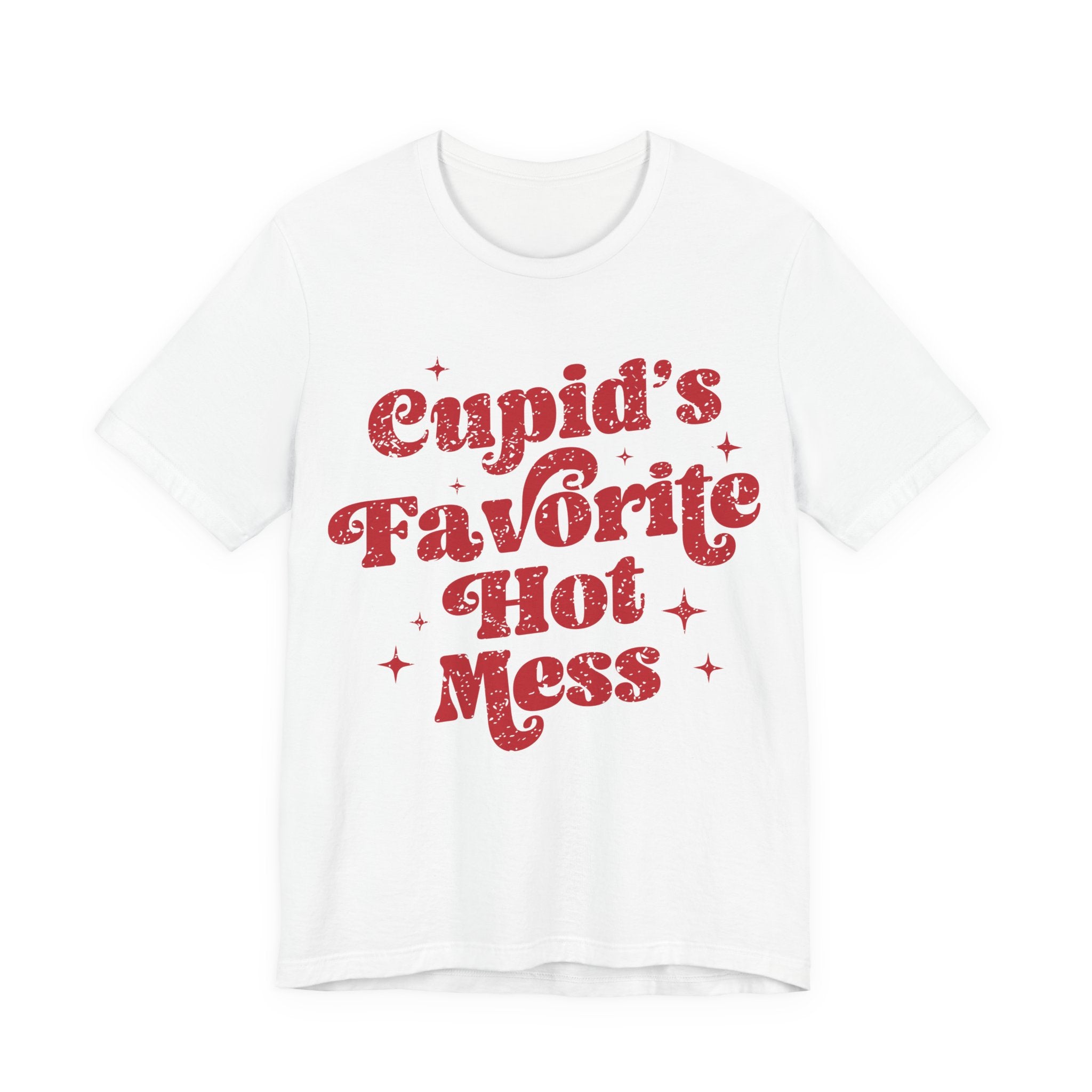 Cupid’s Favourite Hot Mess Valentines Shirt – Cheeky Love Graphic Shirt