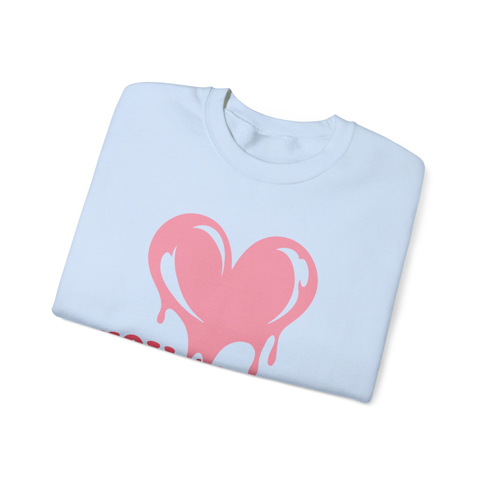 You Make My Heart Melt Valentines Sweatshirt – Cute Romantic Valentine’s Day Crewneck Sweatshirt