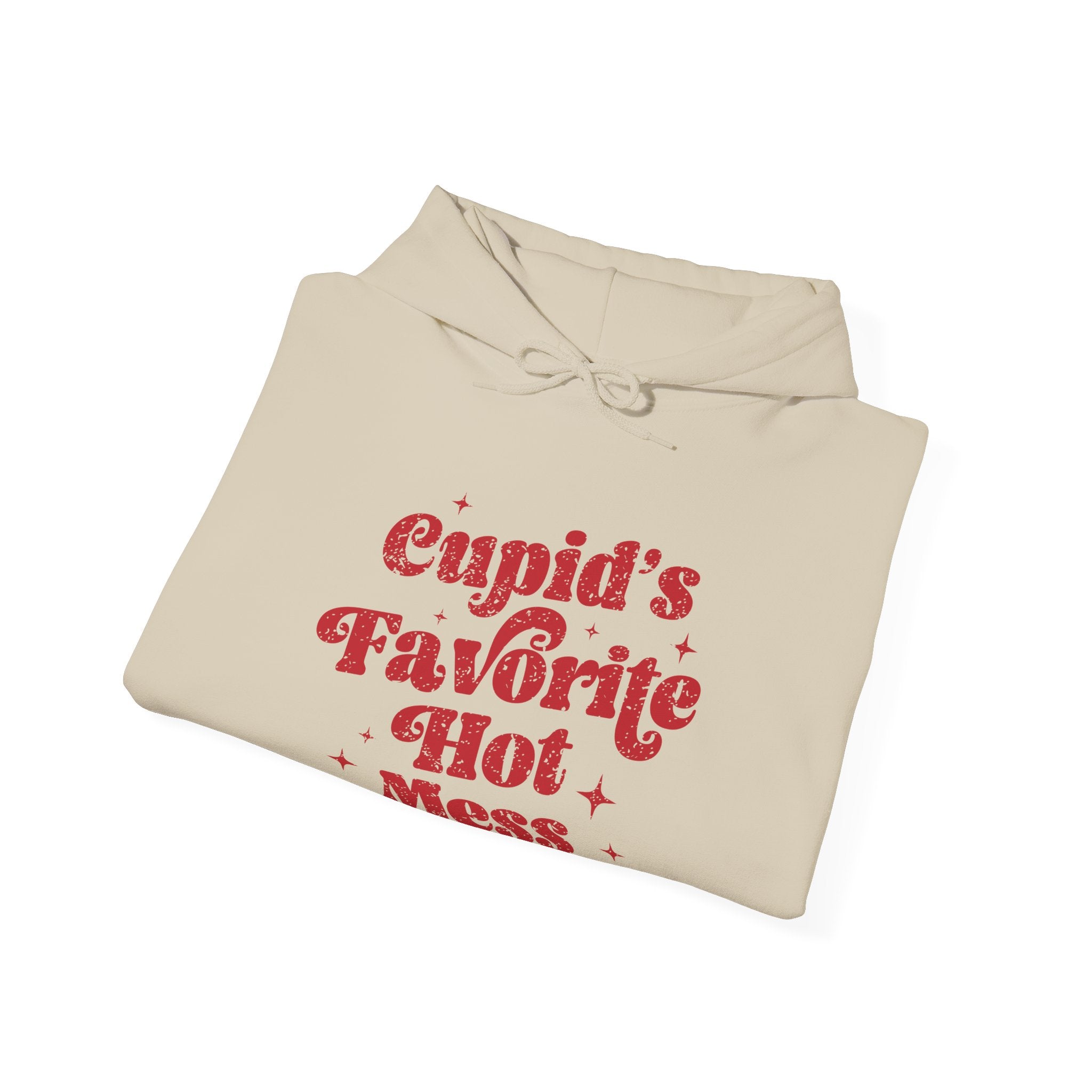 Cupid's Favourite Hot Mess Valentines Hoodie – Cozy Valentine’s Day Hoodie