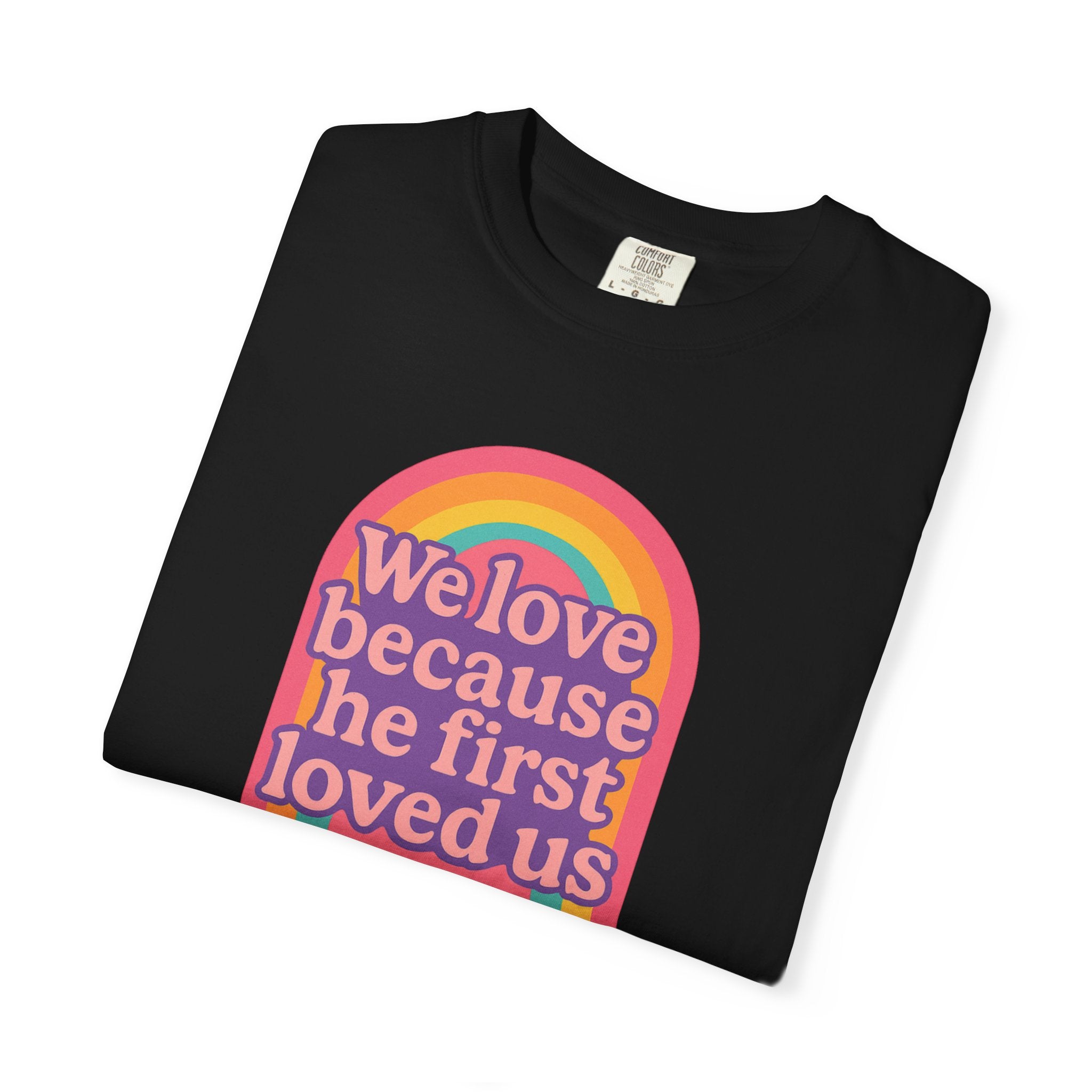 Colorful Faith-Inspired T-Shirt, Motivational Apparel, Inspirational Gift, Rainbow Tee, Summer Outfit, Unisex Casual Wear