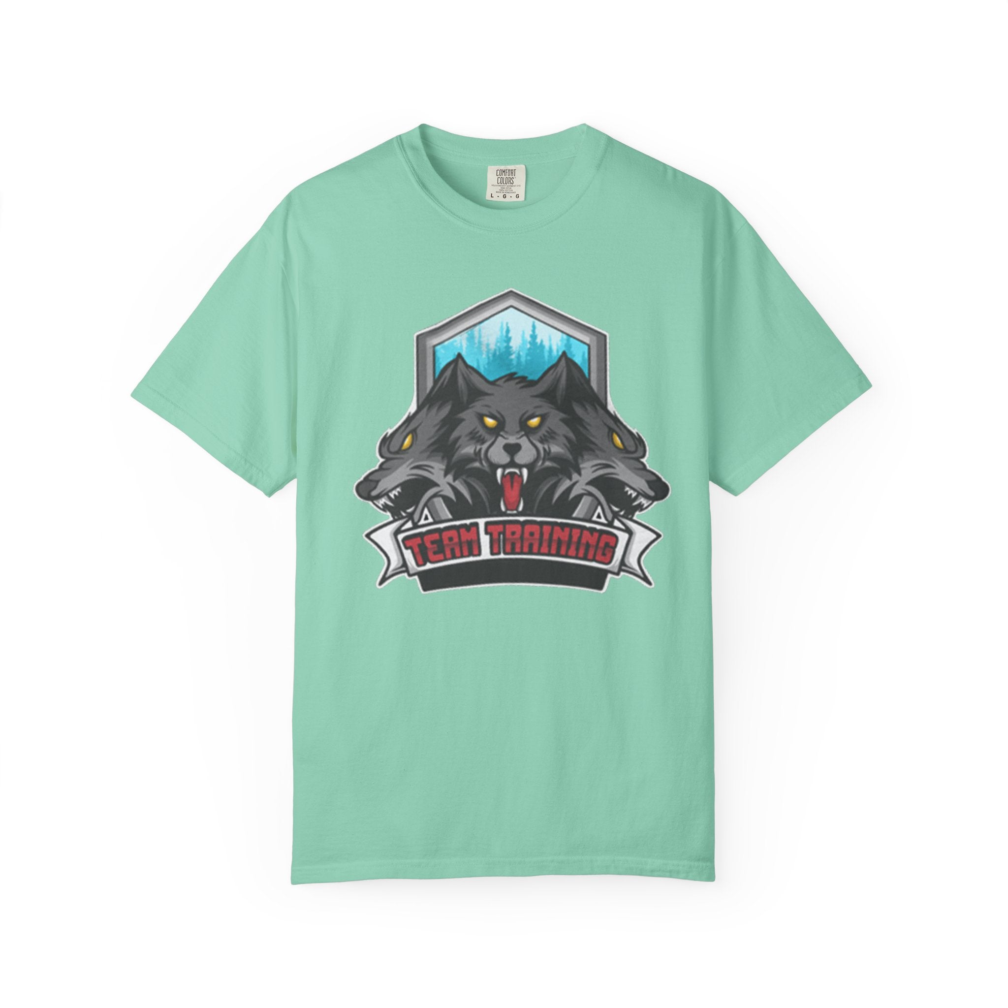 Wolf Pack Training T-Shirt, Animal Lover Tee, Unisex Graphic Shirt, Custom Workout Apparel, Unique Gift for Trainers