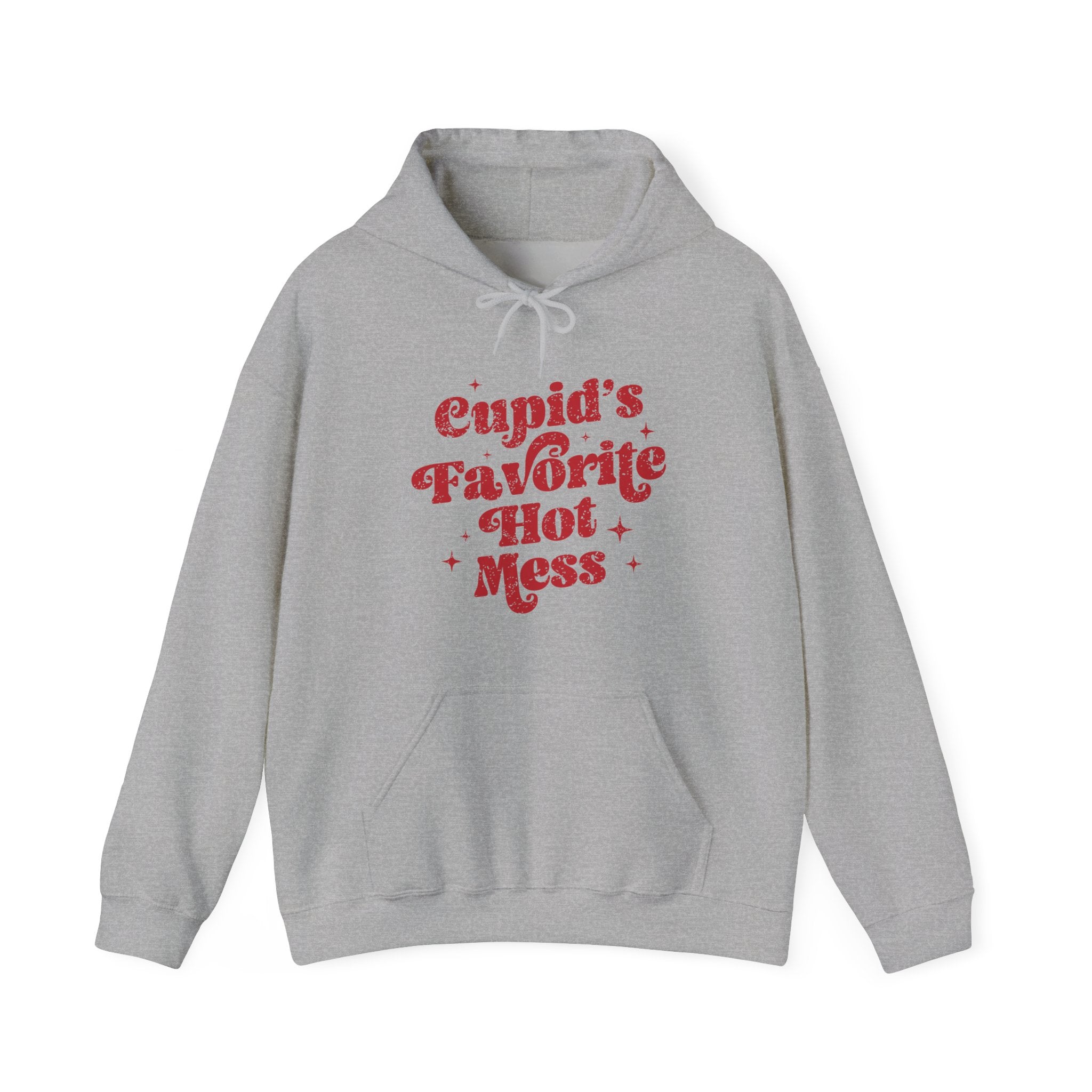 Cupid's Favourite Hot Mess Valentines Hoodie – Cozy Valentine’s Day Hoodie