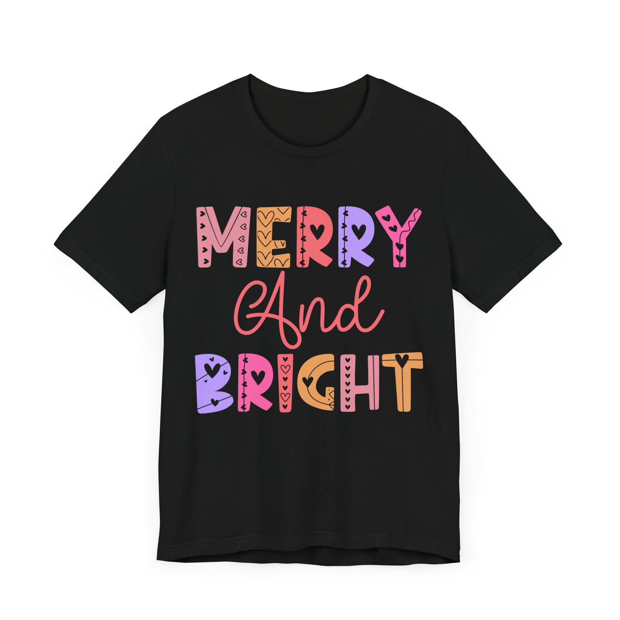 Merry and Bright - Unisex Jersey Short Sleeve Tee