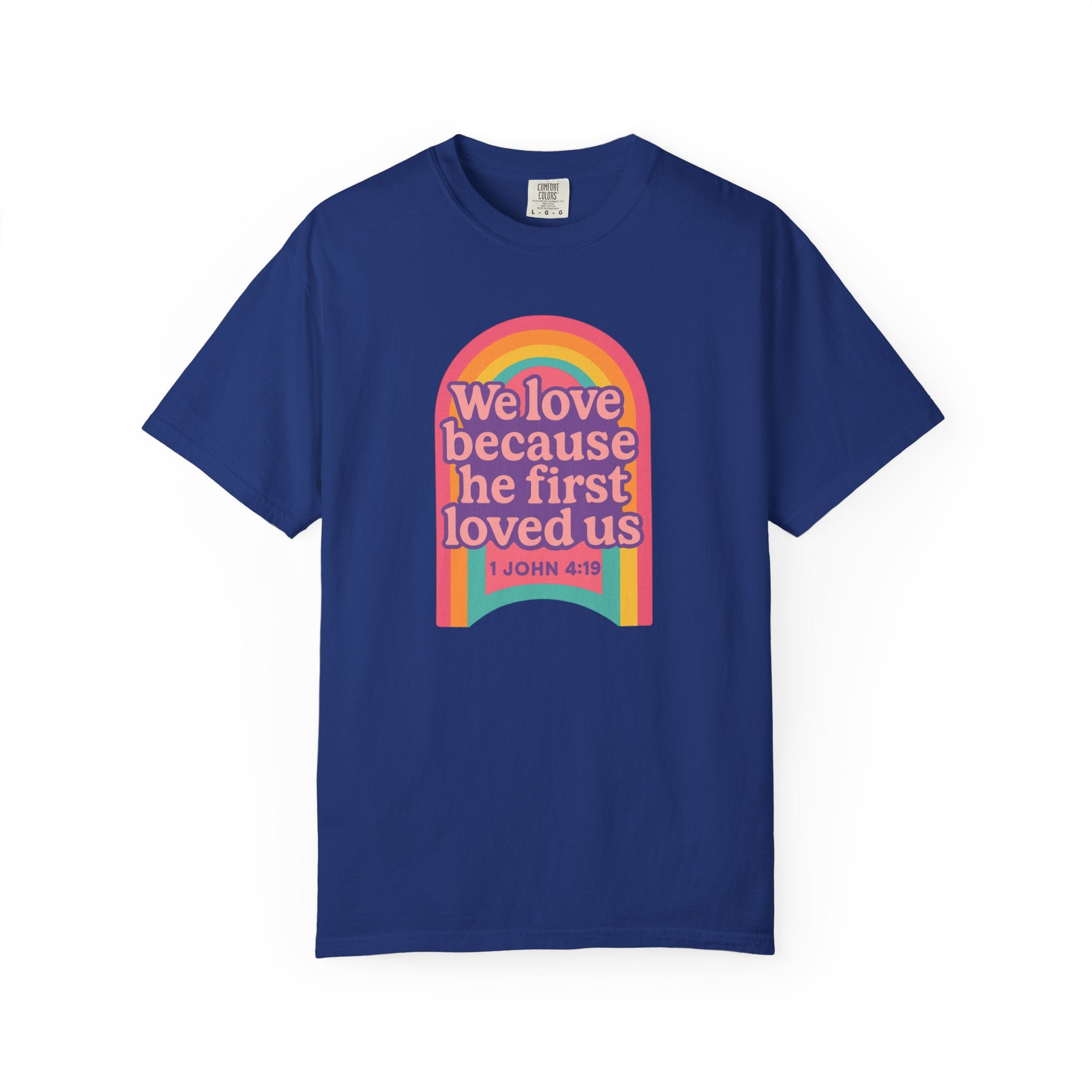 Colorful Faith-Inspired T-Shirt, Motivational Apparel, Inspirational Gift, Rainbow Tee, Summer Outfit, Unisex Casual Wear