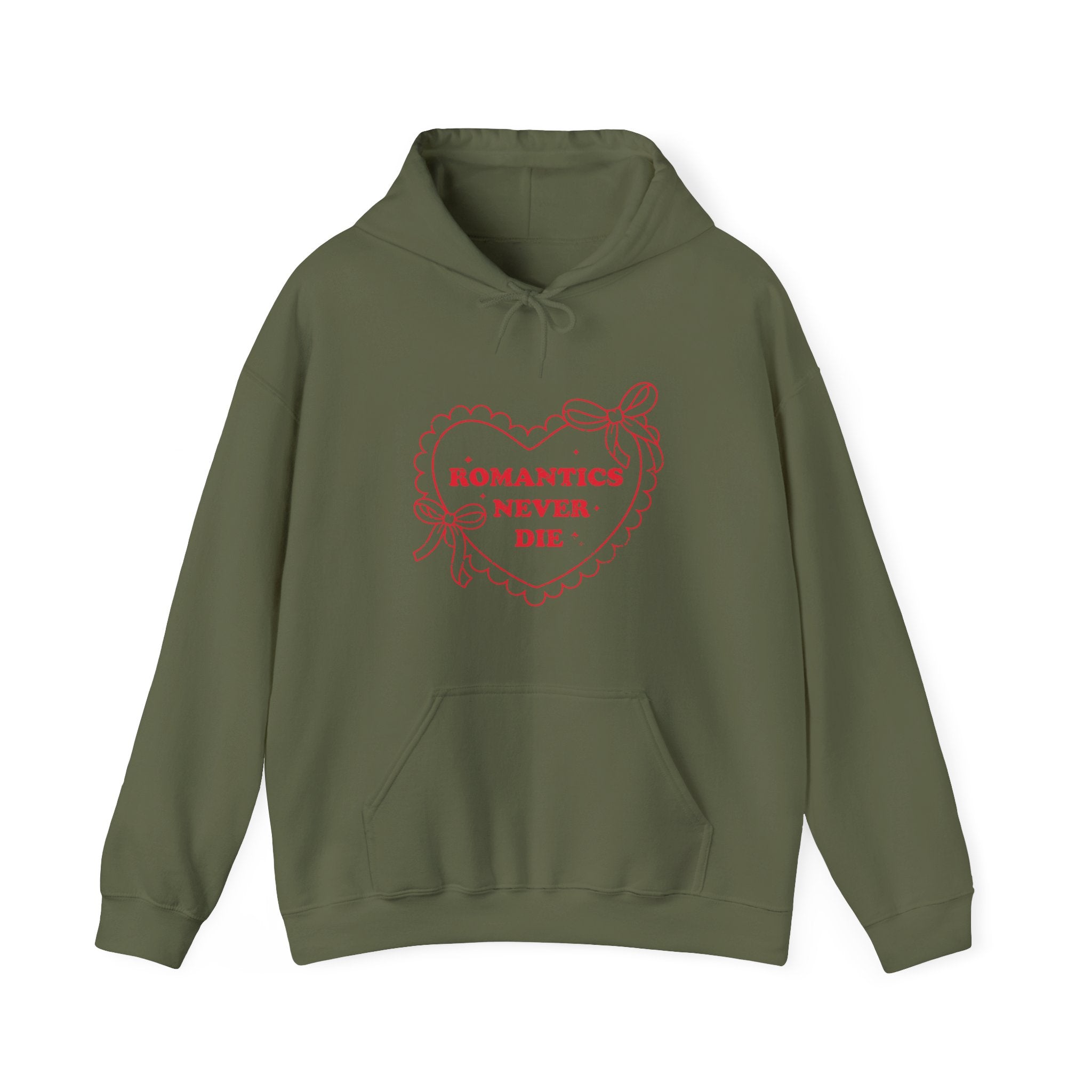 Romantics Never Die Valentine Hoodie – Cute Valentine’s Day Hoodie