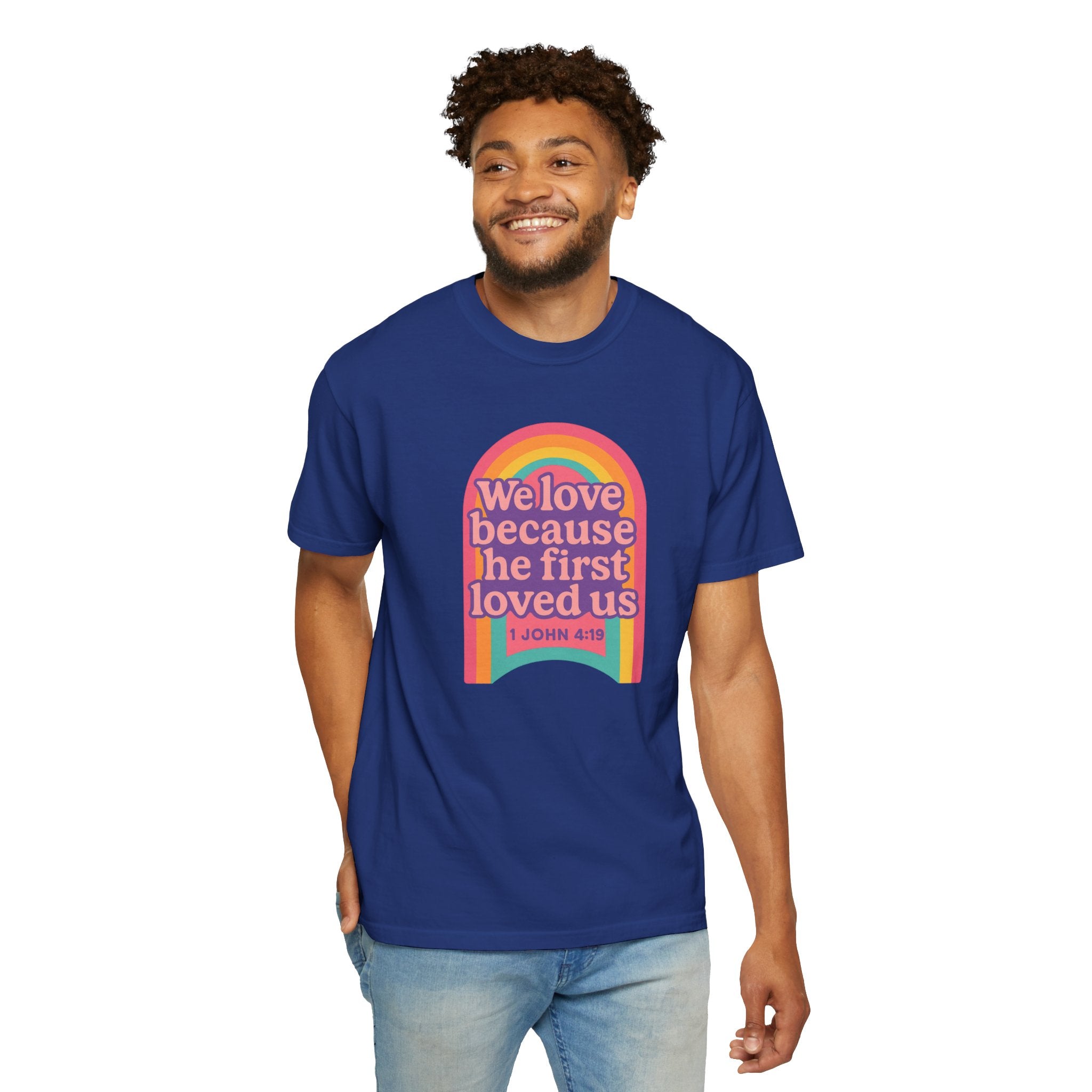 Colorful Faith-Inspired T-Shirt, Motivational Apparel, Inspirational Gift, Rainbow Tee, Summer Outfit, Unisex Casual Wear