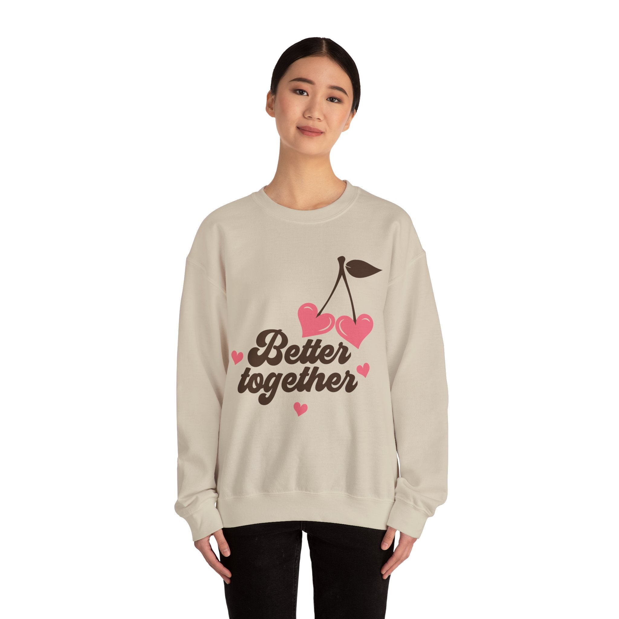 Better Together Valentines Sweatshirt – Cozy Couple Valentine’s Day Crewneck