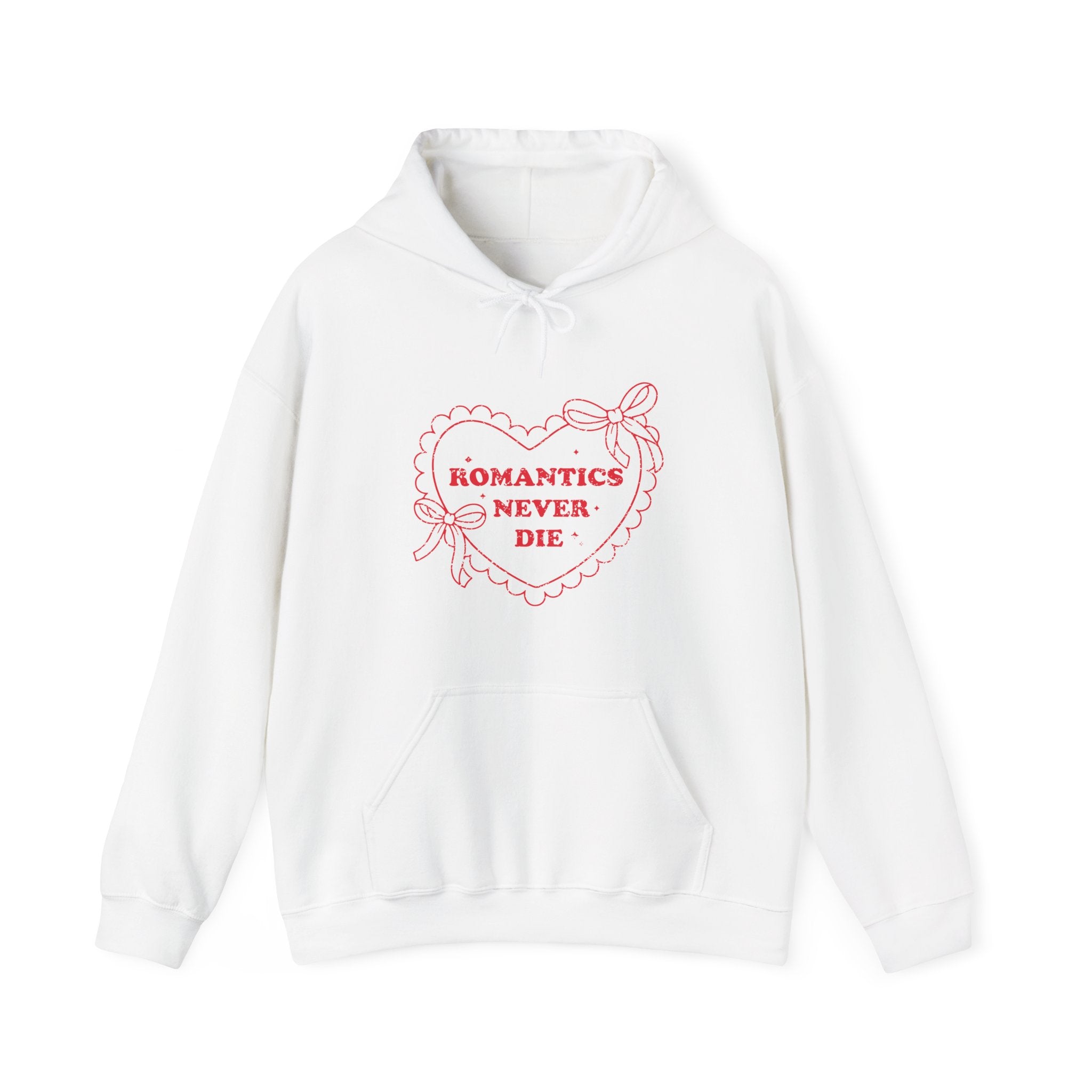 Romantics Never Die Valentine Hoodie – Cute Valentine’s Day Hoodie