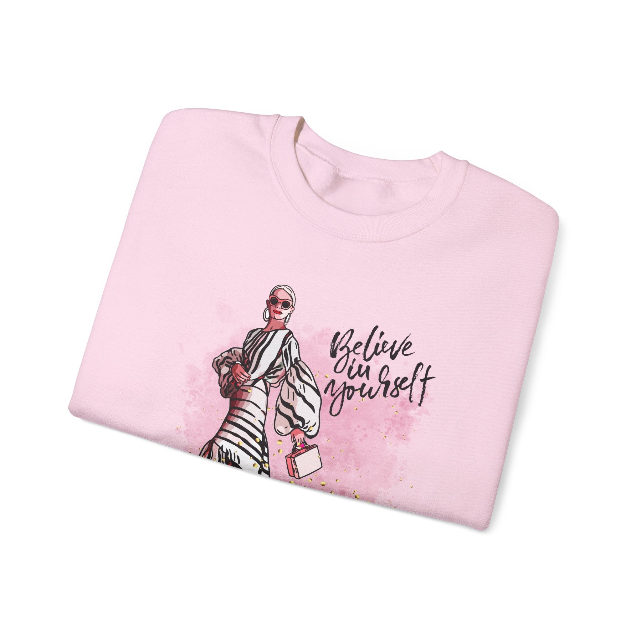 Believe in Yourself Sweatshirt | Crewneck | Motivational Apparel | Inspirational Gift | Cozy Fashion Statement | Ideal for