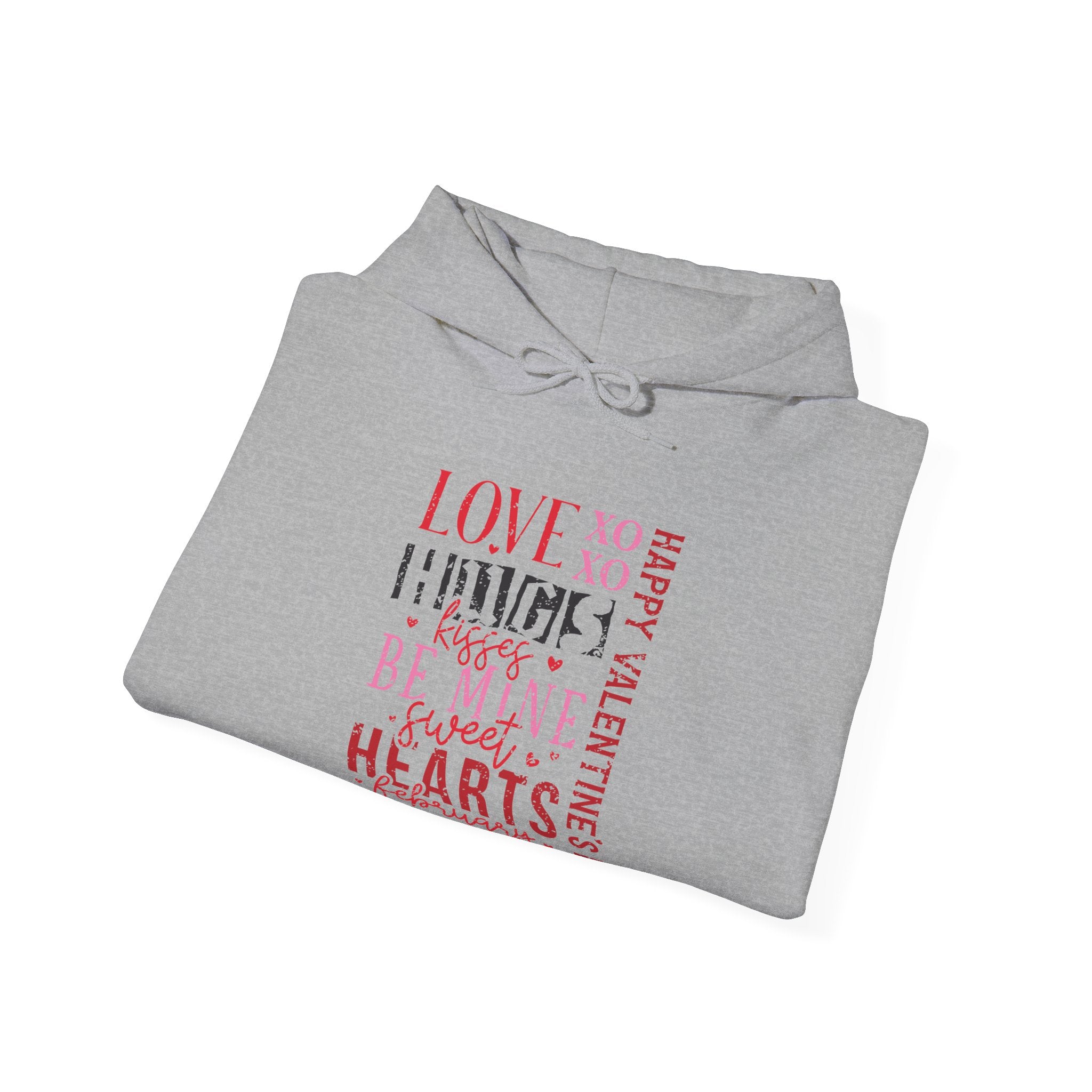Love Hug Kisses Valentines Hoodie – Cozy Valentine’s Day Hoodie