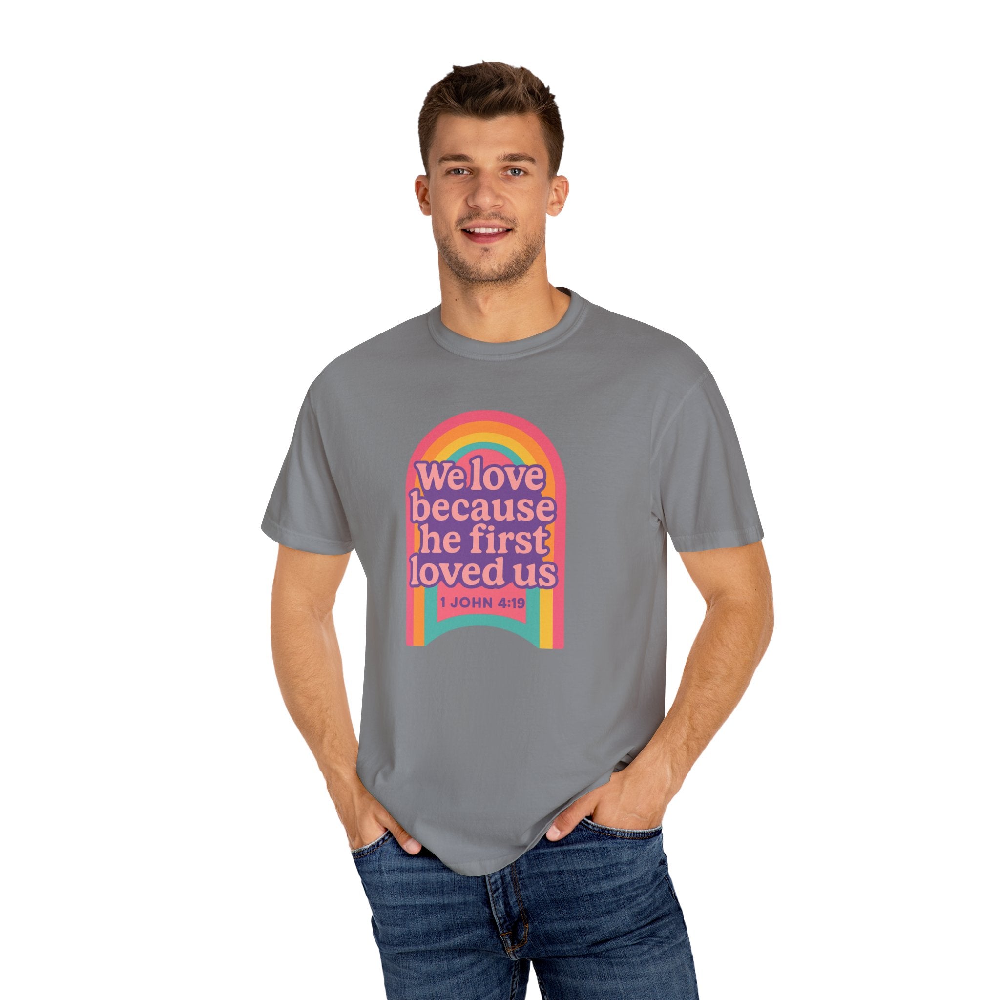 Colorful Faith-Inspired T-Shirt, Motivational Apparel, Inspirational Gift, Rainbow Tee, Summer Outfit, Unisex Casual Wear