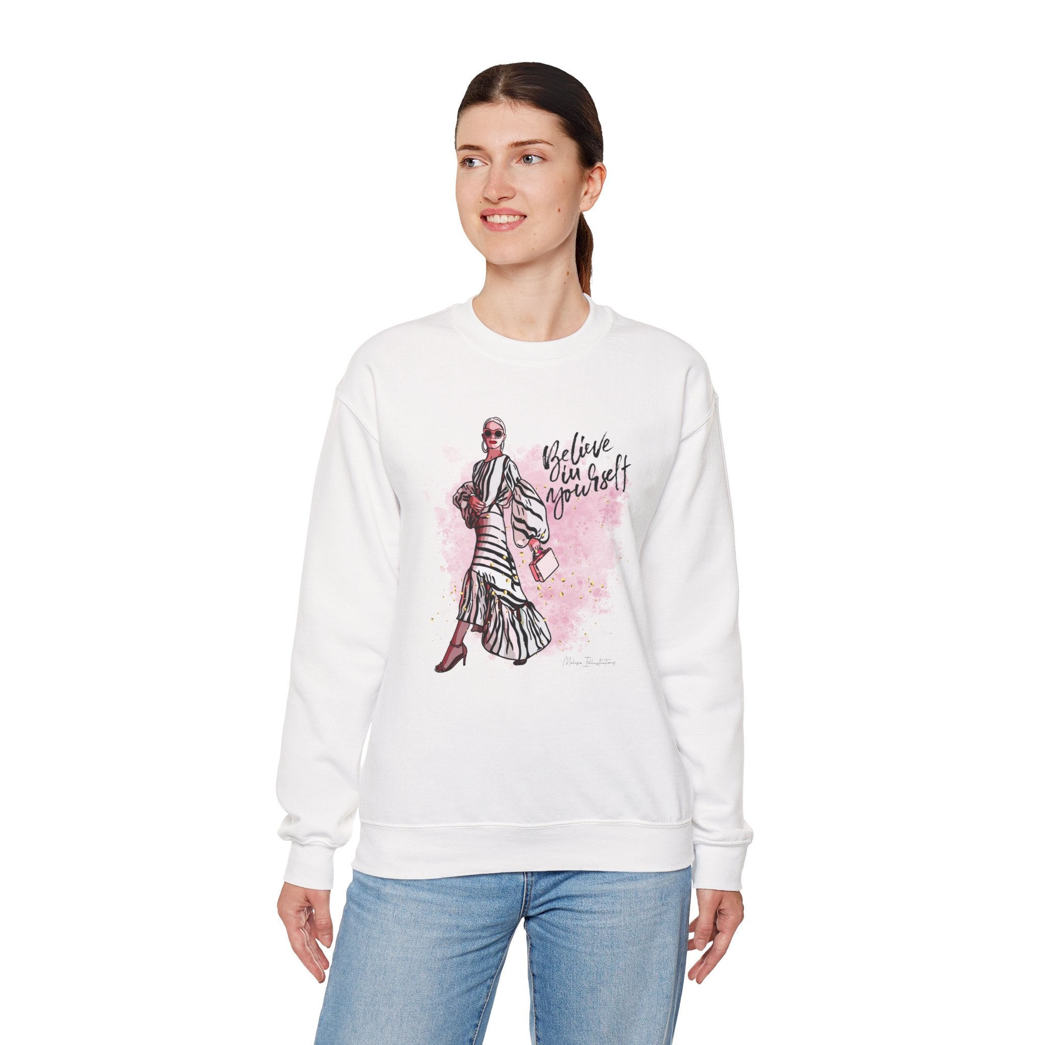 Believe in Yourself Sweatshirt | Crewneck | Motivational Apparel | Inspirational Gift | Cozy Fashion Statement | Ideal for