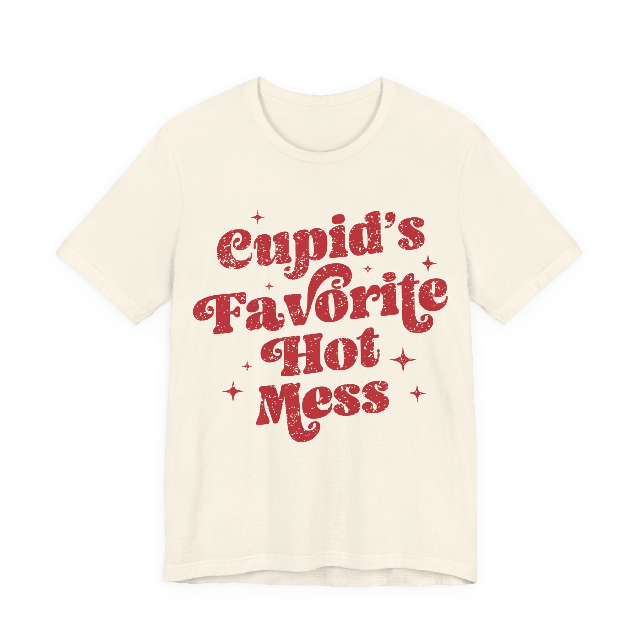 Cupid’s Favourite Hot Mess Valentines Shirt – Cheeky Love Graphic Shirt