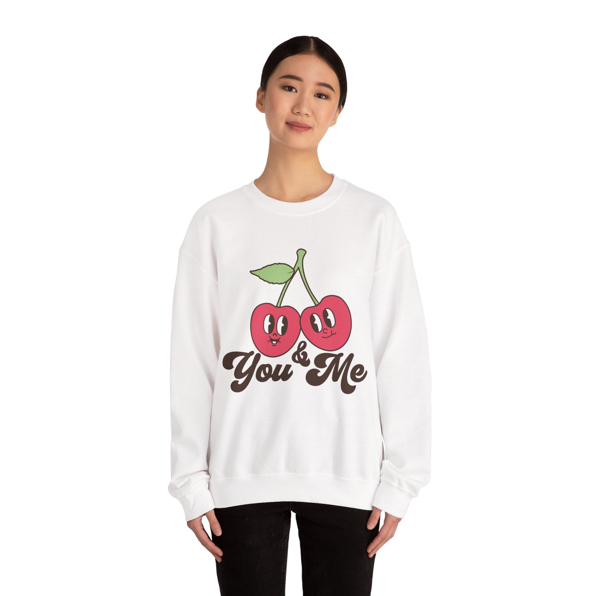 You and Me Valentines Sweatshirt – Cozy Couple Valentine’s Day Crewneck