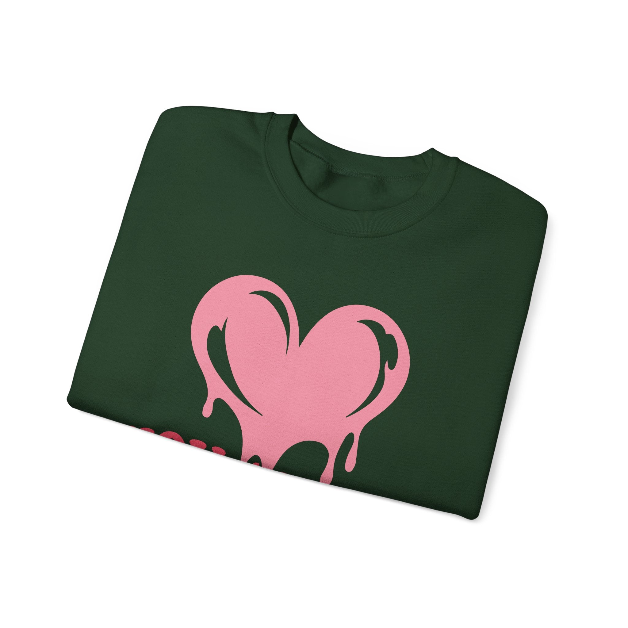 You Make My Heart Melt Valentines Sweatshirt – Cute Romantic Valentine’s Day Crewneck Sweatshirt
