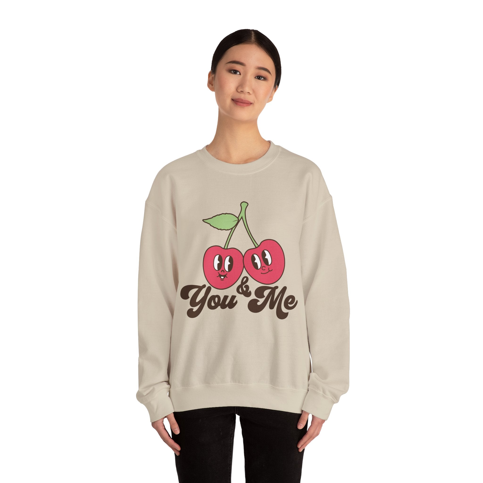 You and Me Valentines Sweatshirt – Cozy Couple Valentine’s Day Crewneck