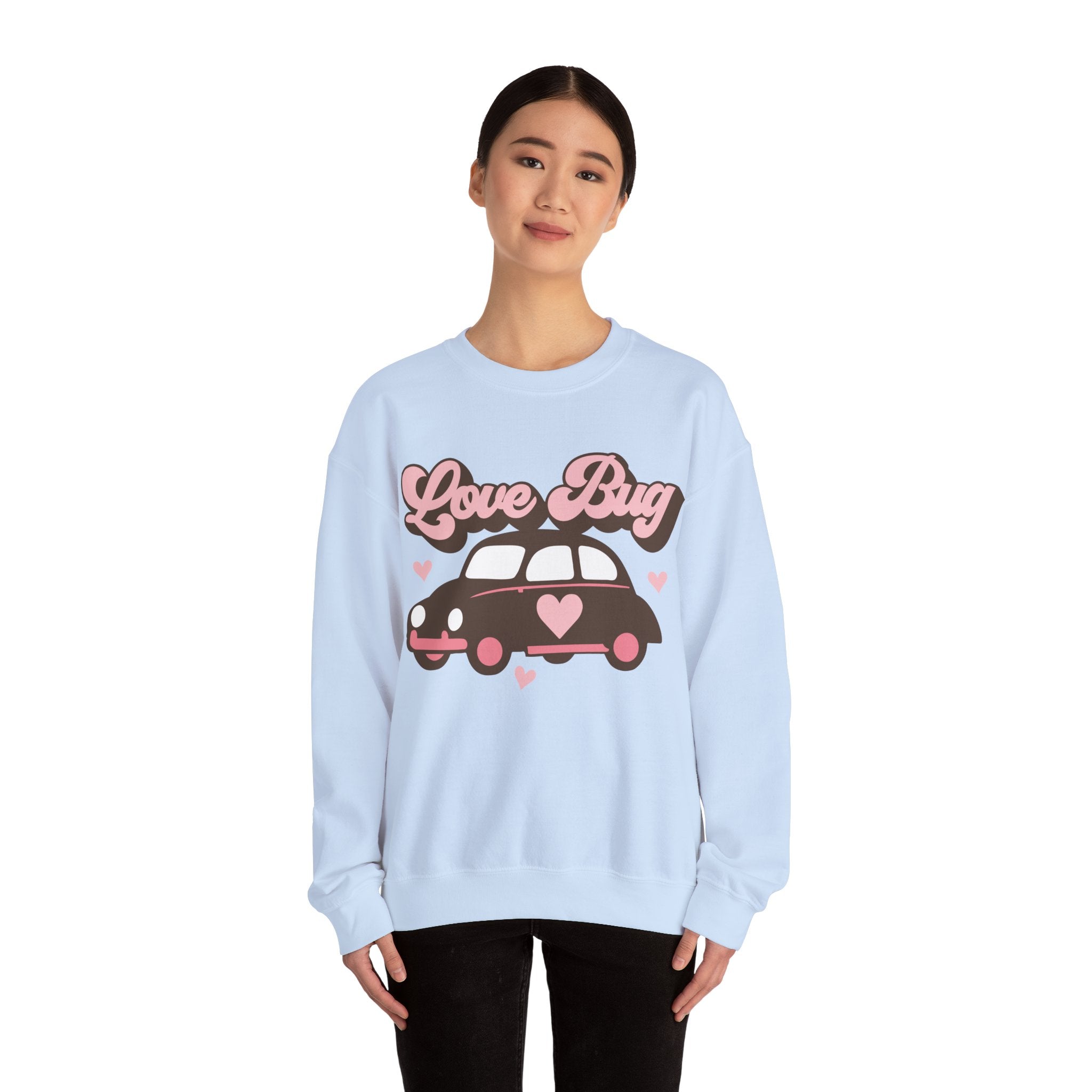 Love Bug Valentines Sweatshirt – Cute Valentine’s Day Crewneck Sweatshirt