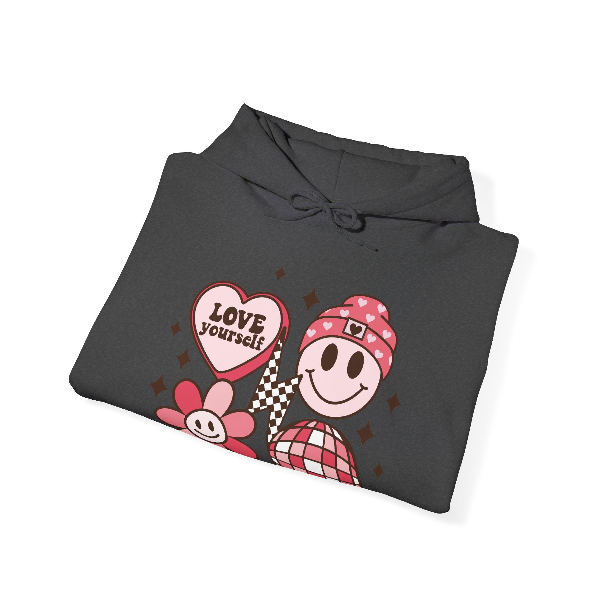 Retro Groovy Valentines Hoodie – Cozy Valentine’s Day Hoodie
