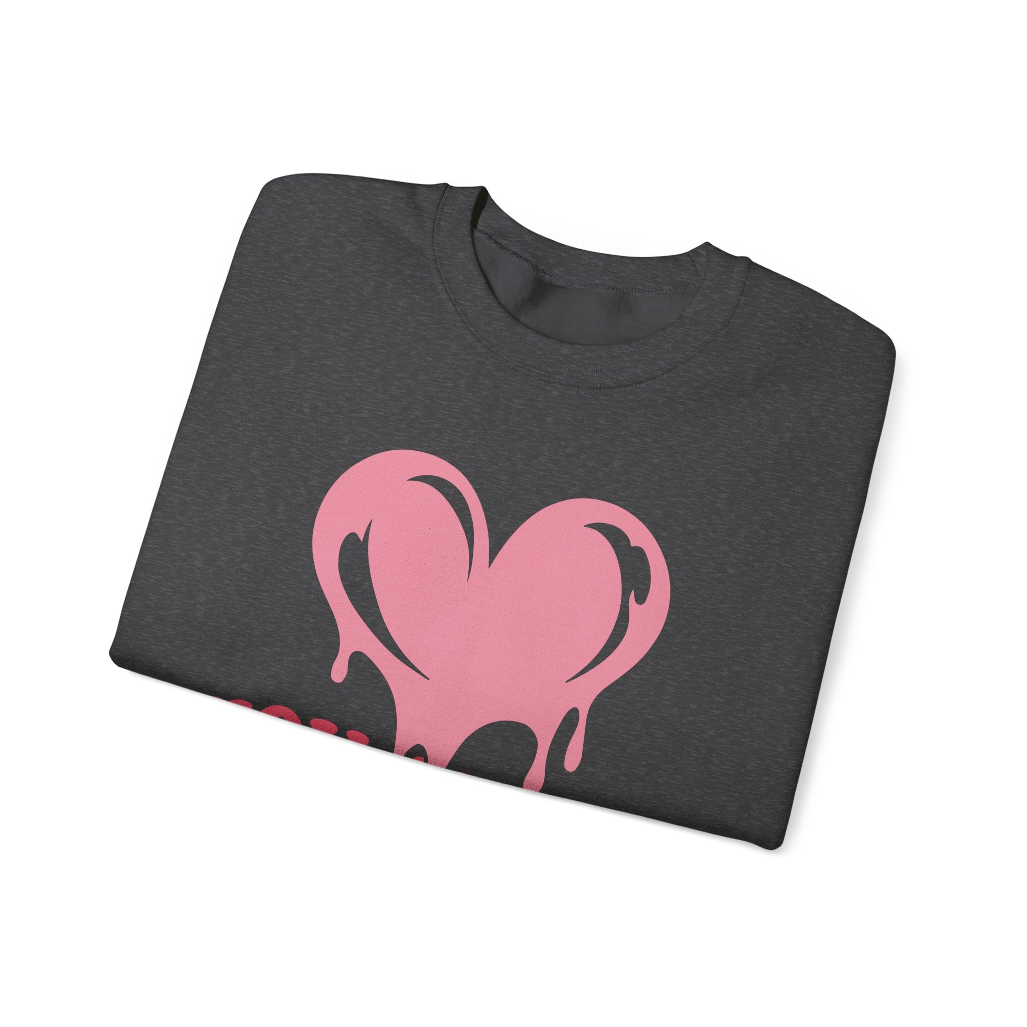 You Make My Heart Melt Valentines Sweatshirt – Cute Romantic Valentine’s Day Crewneck Sweatshirt