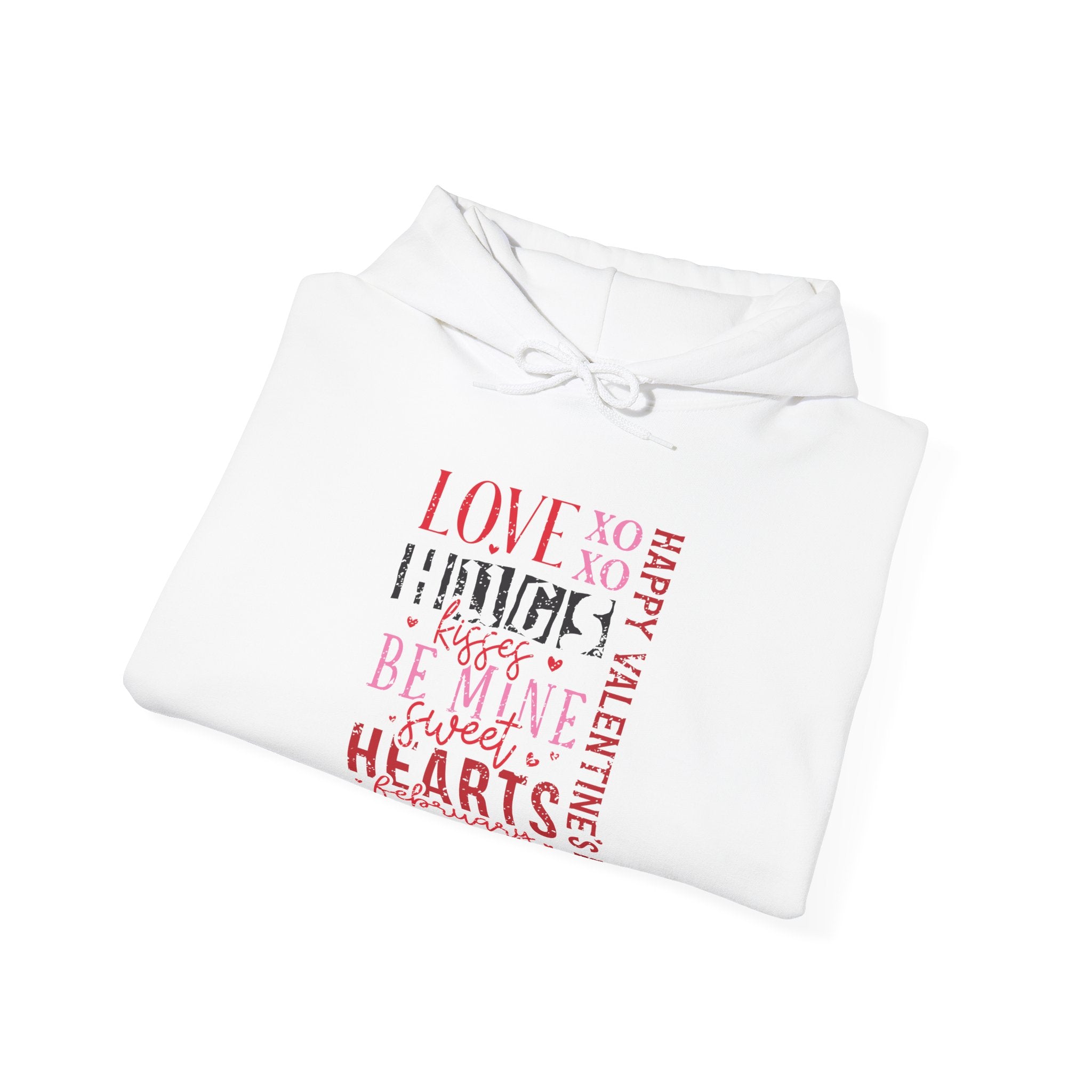 Love Hug Kisses Valentines Hoodie – Cozy Valentine’s Day Hoodie
