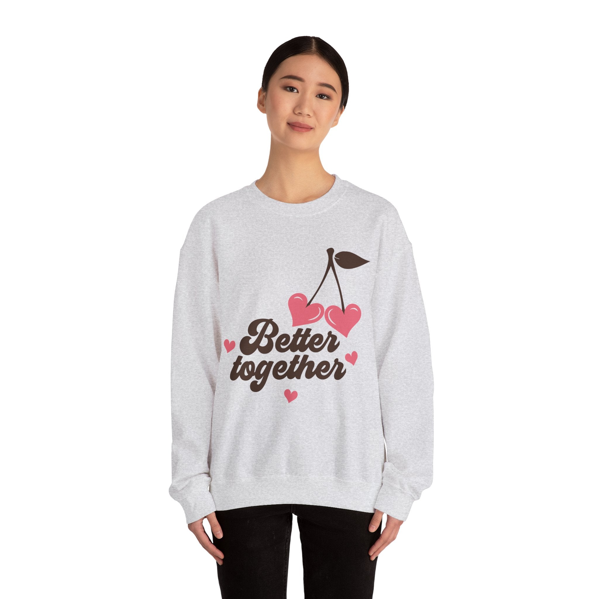 Better Together Valentines Sweatshirt – Cozy Couple Valentine’s Day Crewneck