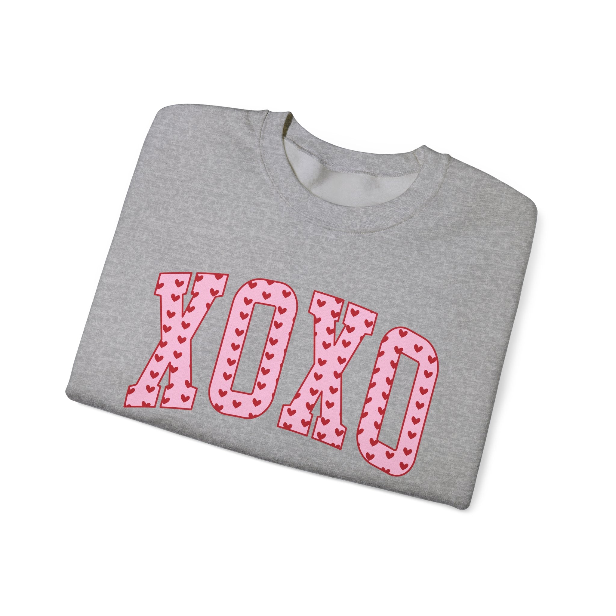 XOXO Valentines Sweatshirt – Cute Valentine’s Day Crewneck Sweatshirt