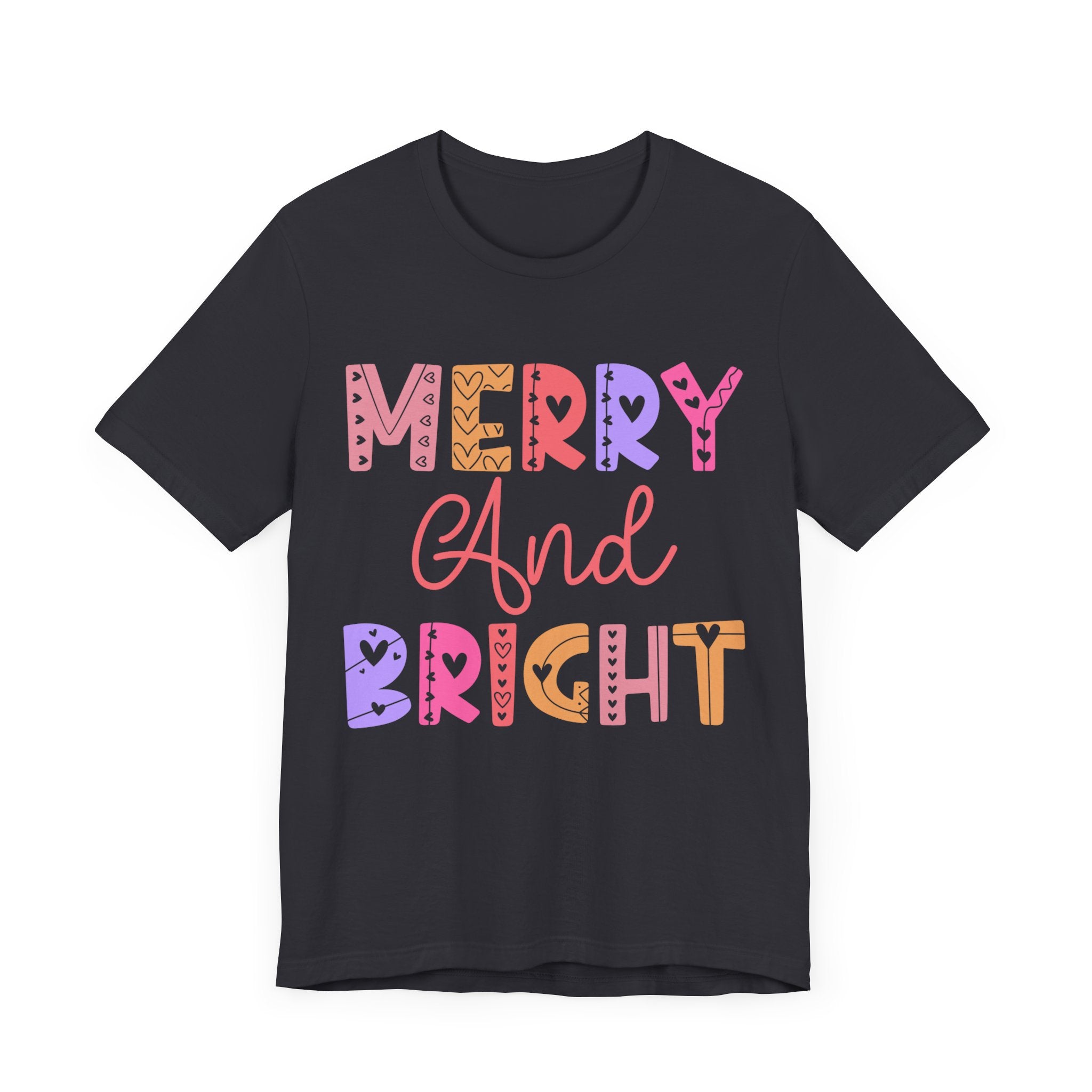 Merry and Bright - Unisex Jersey Short Sleeve Tee