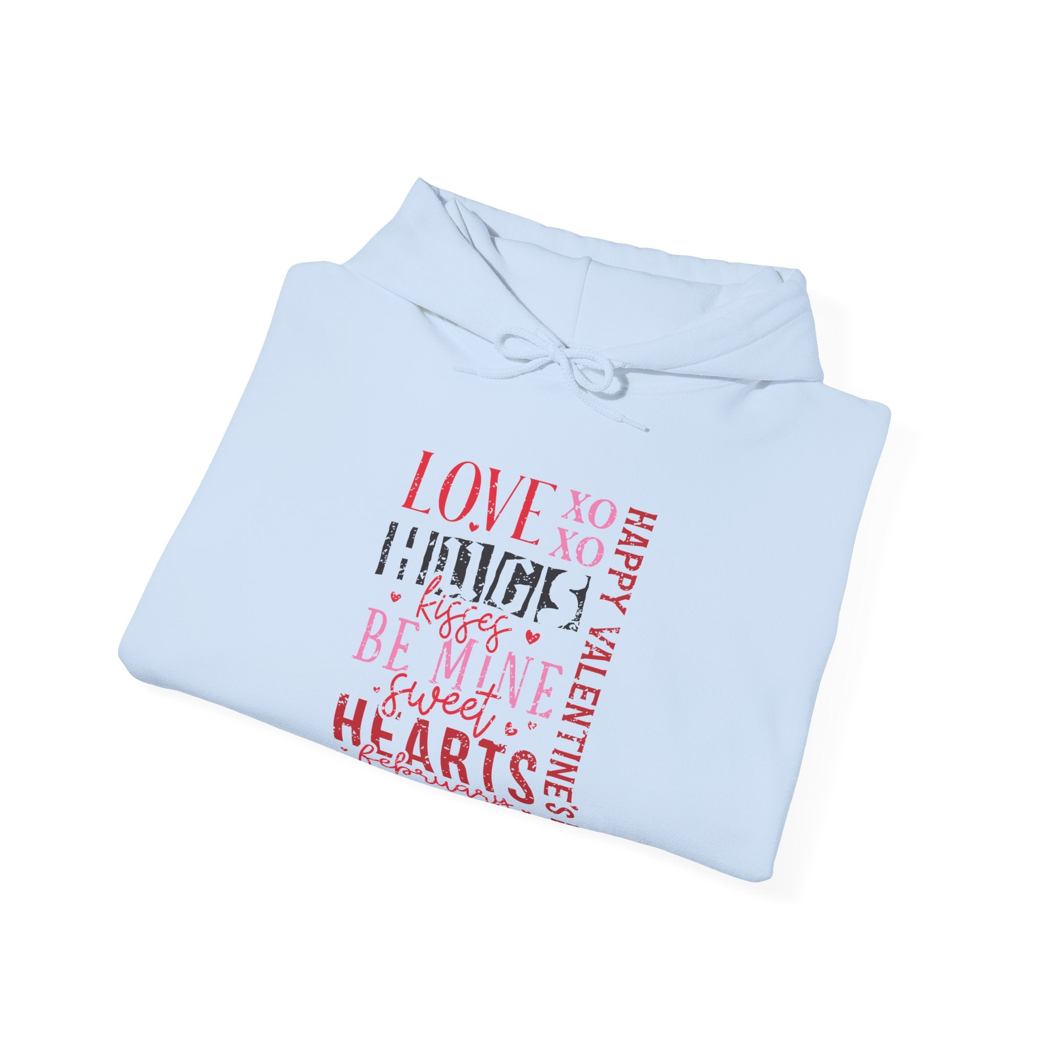 Love Hug Kisses Valentines Hoodie – Cozy Valentine’s Day Hoodie
