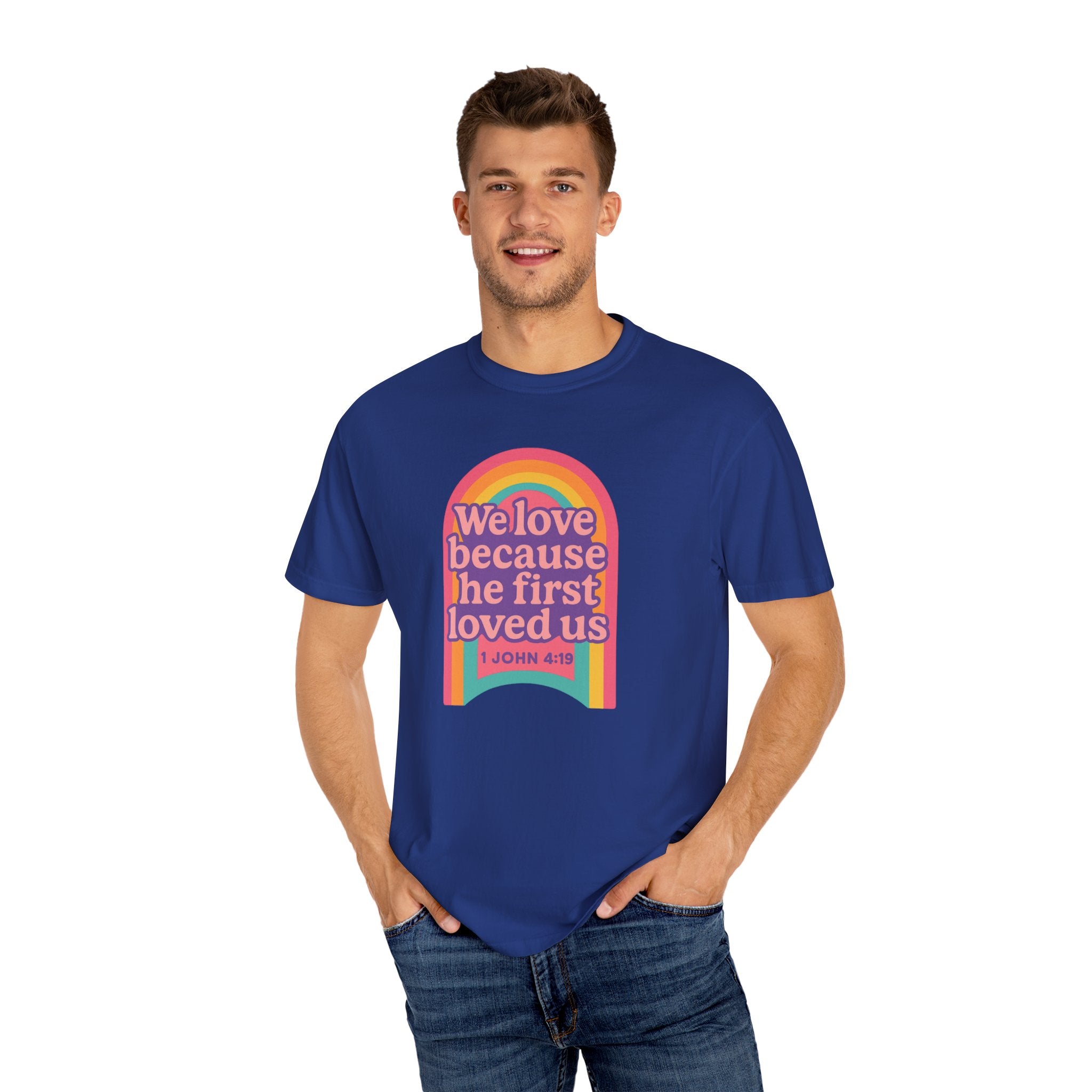 Colorful Faith-Inspired T-Shirt, Motivational Apparel, Inspirational Gift, Rainbow Tee, Summer Outfit, Unisex Casual Wear