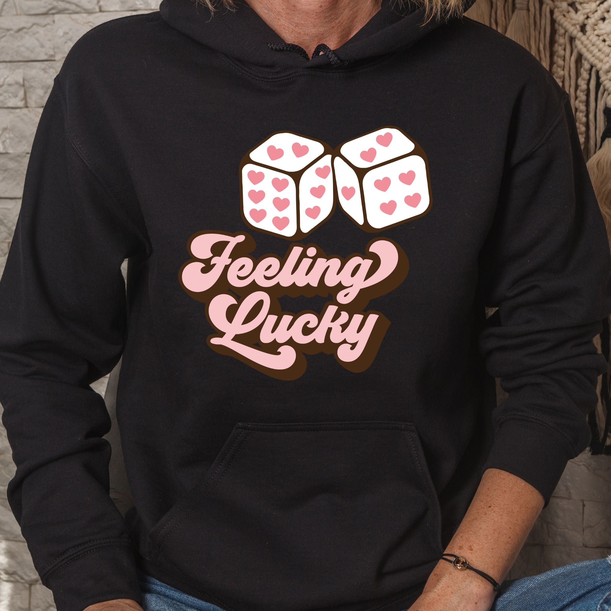 Feeling Lucky Valentine Hoodie – Cute Valentine’s Day Hoodie