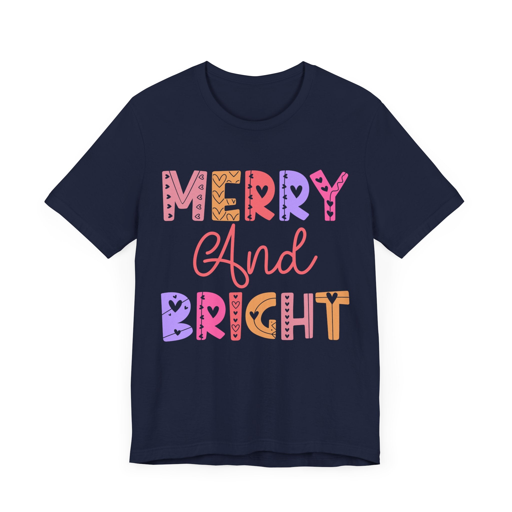 Merry and Bright - Unisex Jersey Short Sleeve Tee