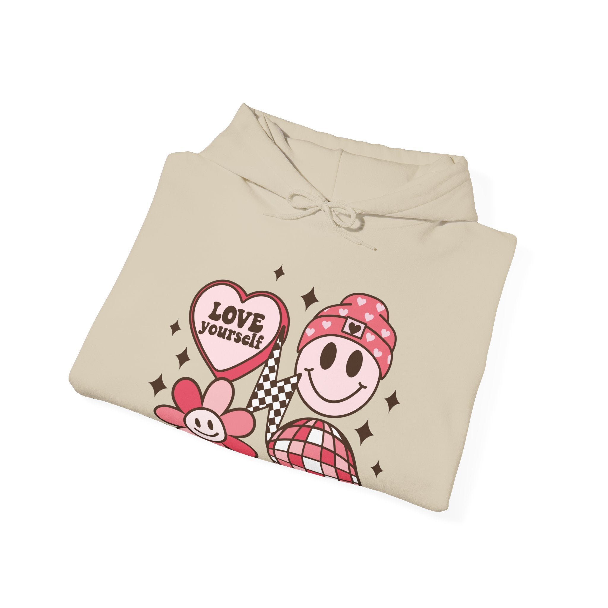 Retro Groovy Valentines Hoodie – Cozy Valentine’s Day Hoodie