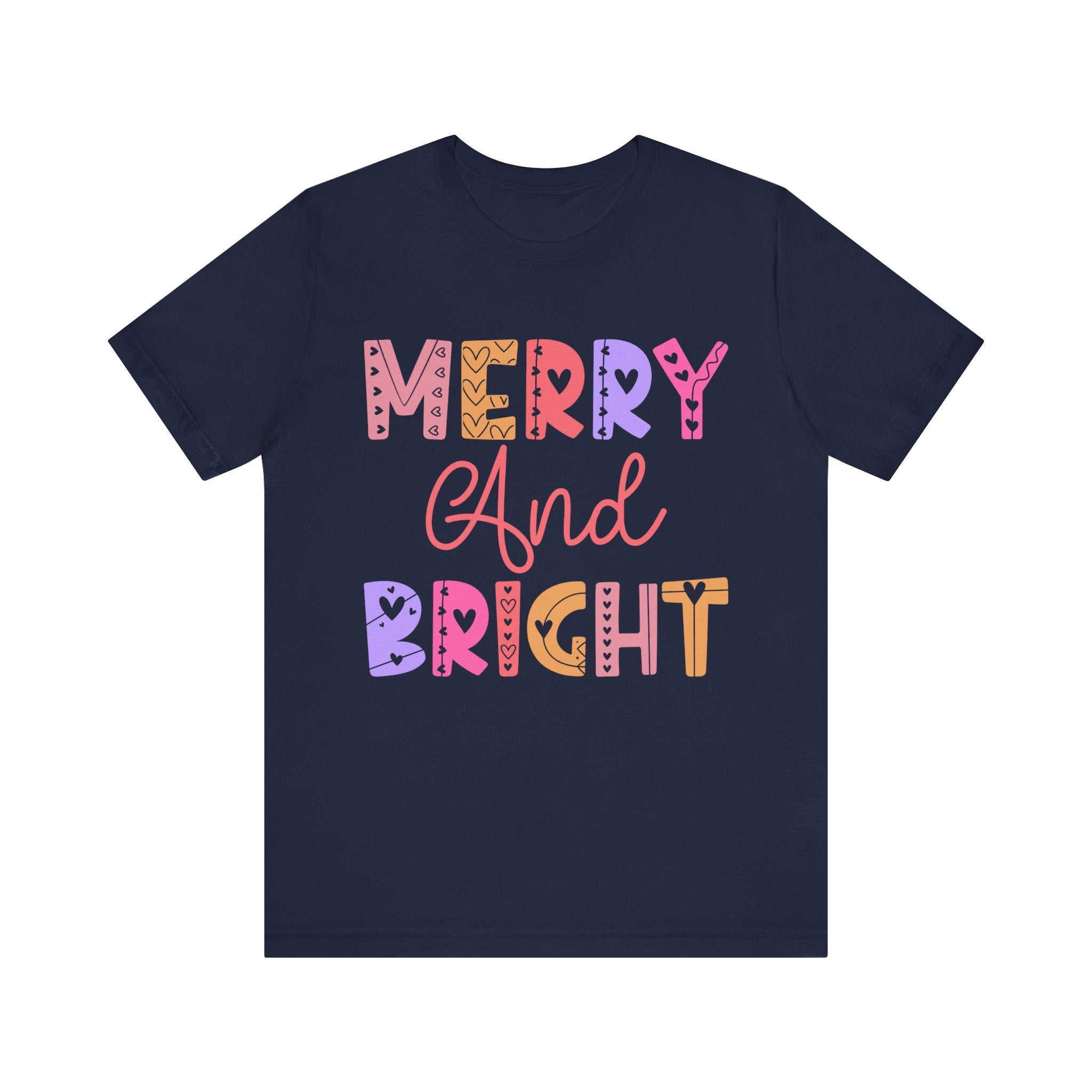 Merry and Bright - Unisex Jersey Short Sleeve Tee